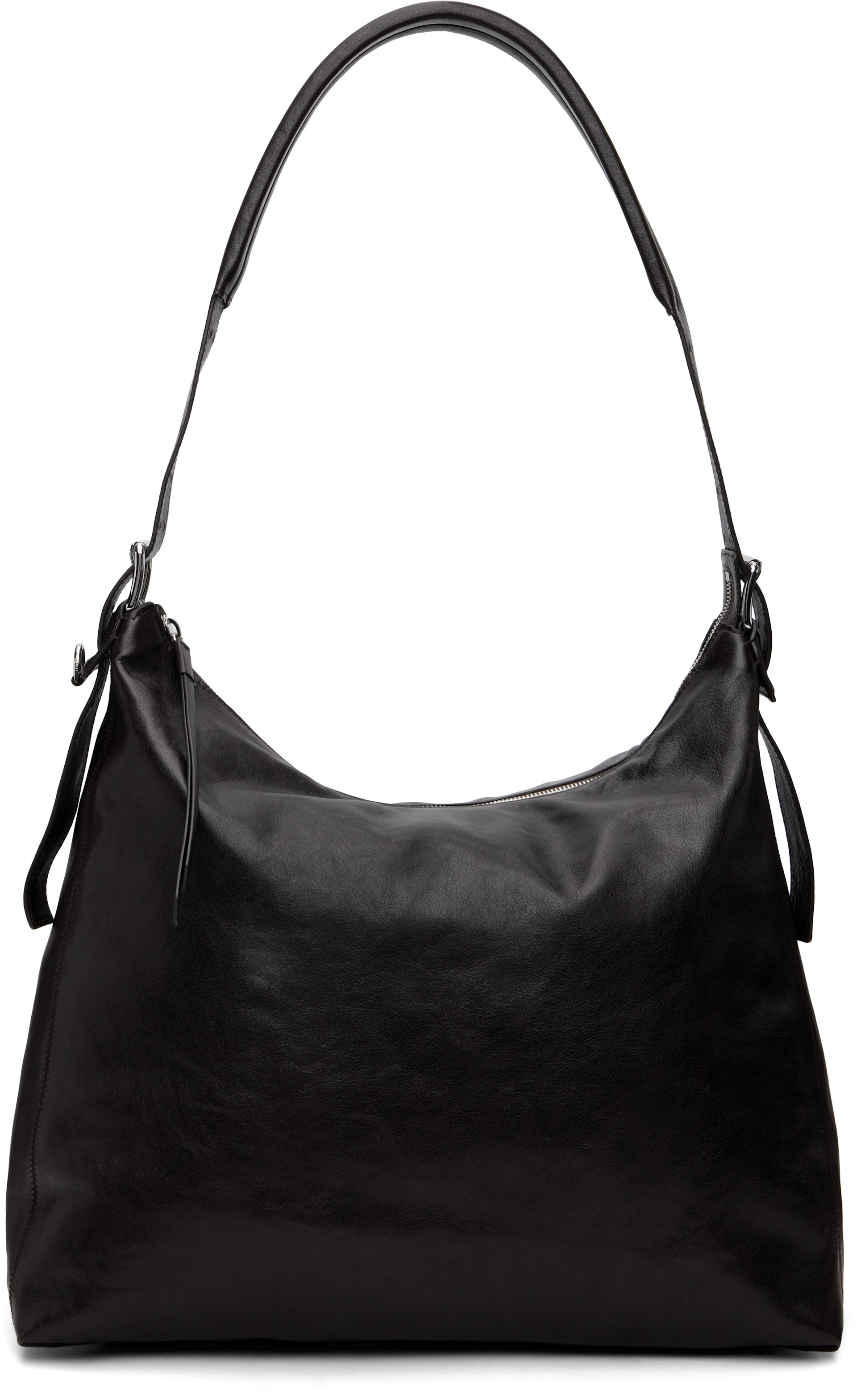 LEMAIRE: Brown Belted Leather Tote | SSENSE