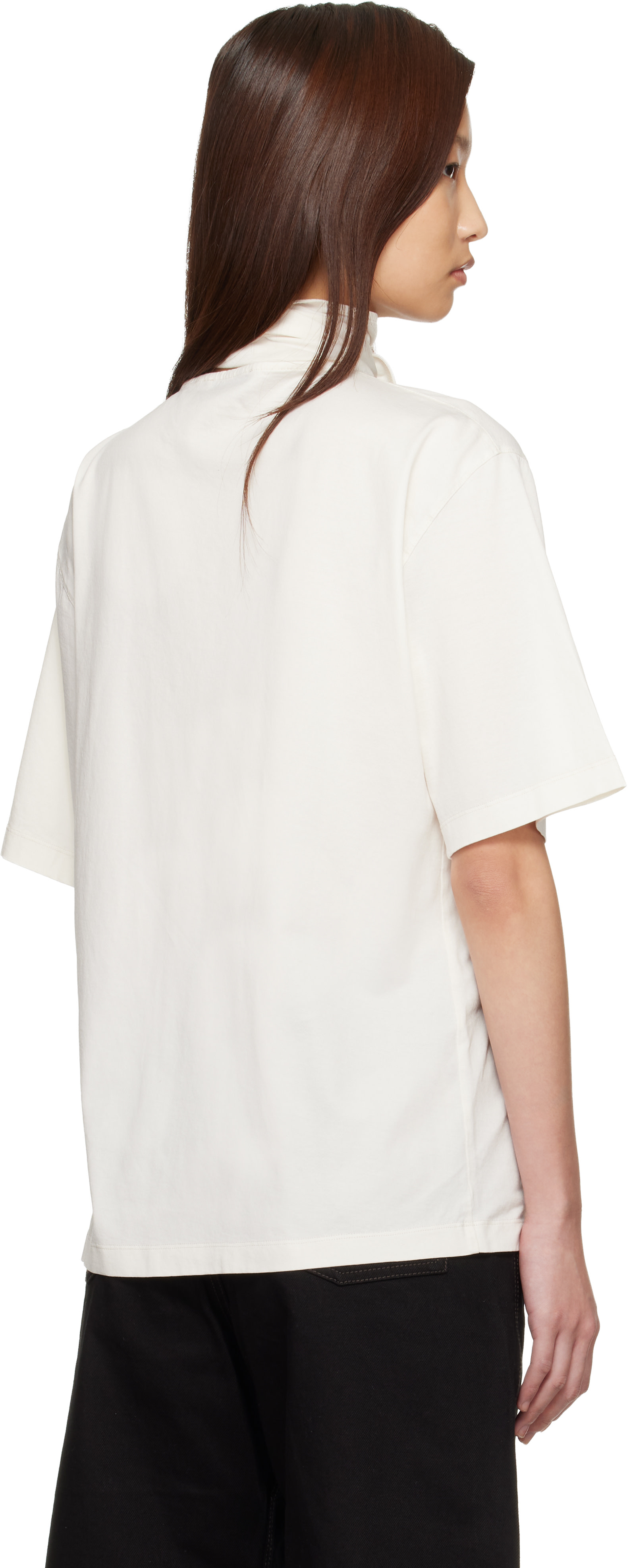 LEMAIRE: Off-White Foulard T-shirt | SSENSE