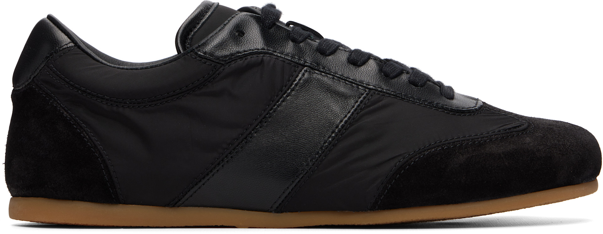 LEMAIRE: Black Soft Runner Sneakers | SSENSE Germany