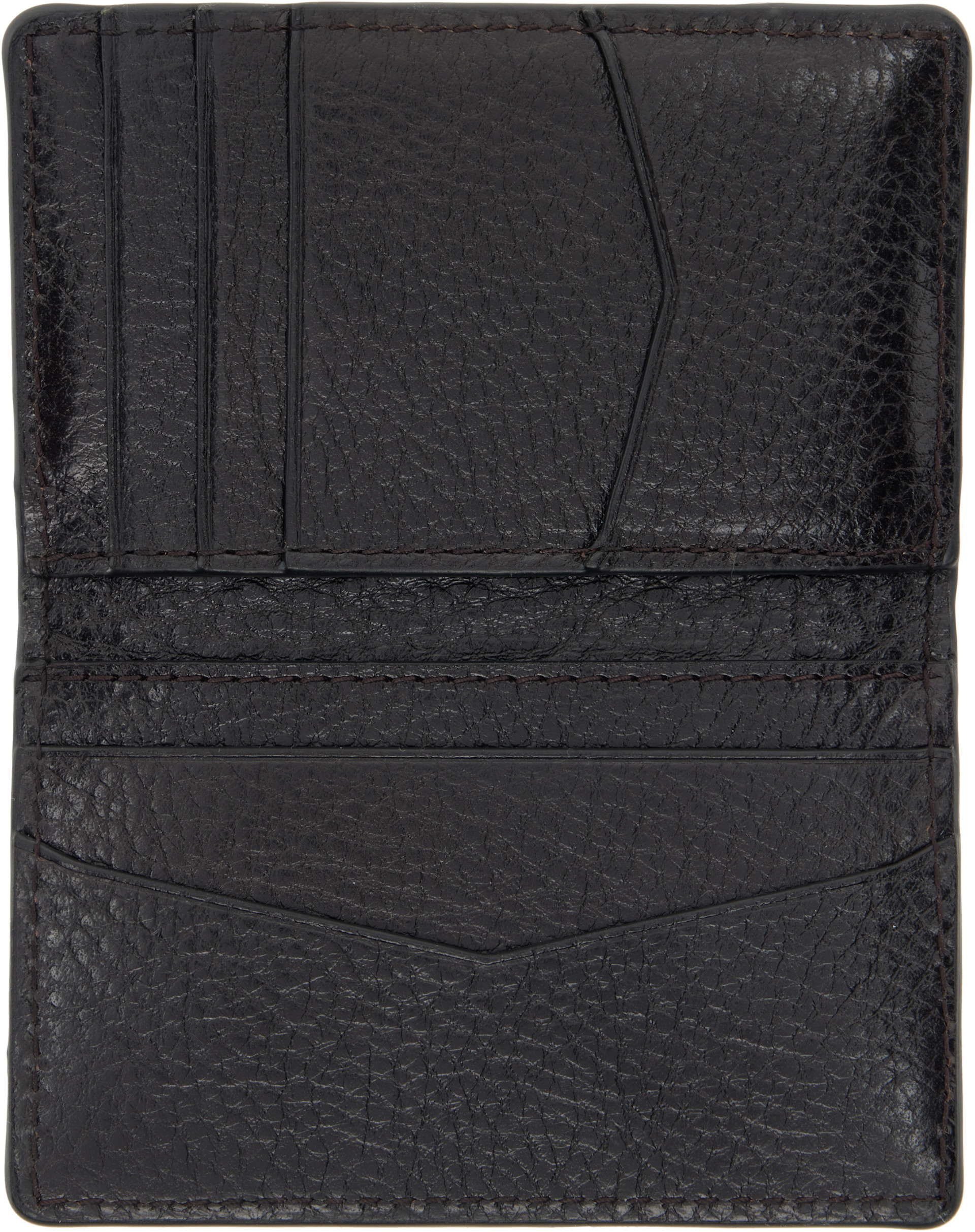 LEMAIRE: Brown Gear Pocket Organizer Card Holder | SSENSE