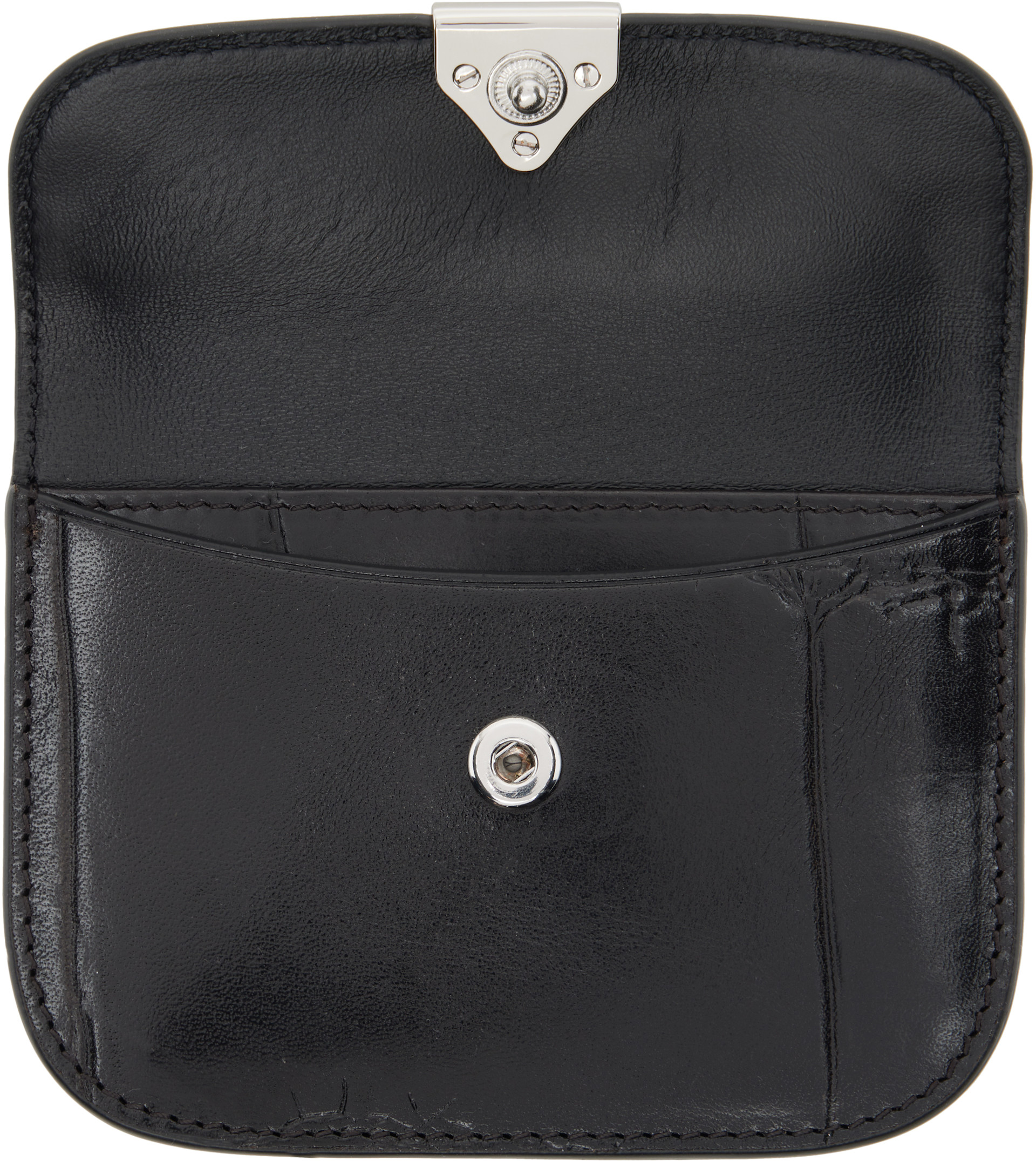 LEMAIRE - Porte-carte Soft Tab brun