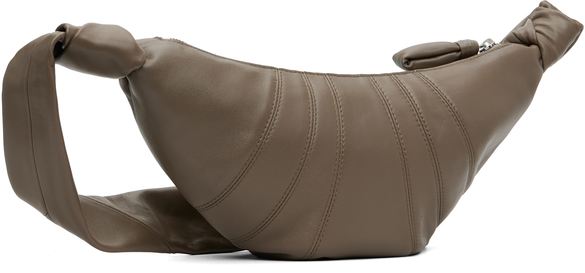 LEMAIRE - Khaki Small Croissant Bag