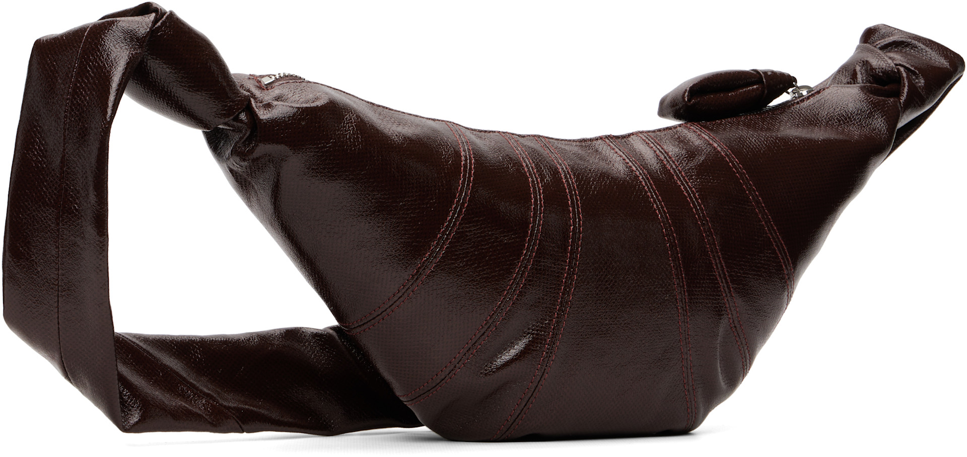 LEMAIRE - Brown Small Croissant Bag