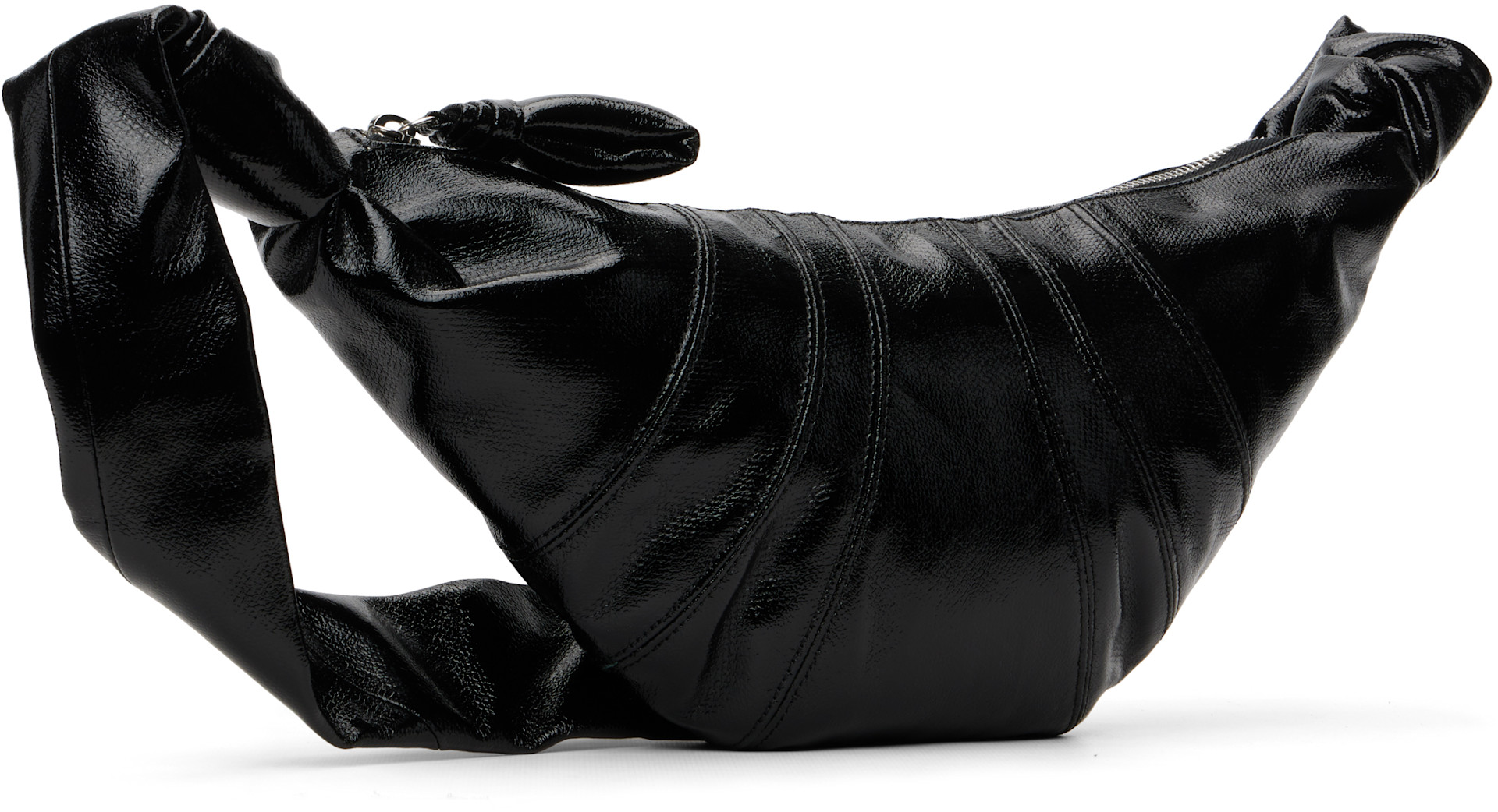 LEMAIRE: Black Small Croissant Bag | SSENSE