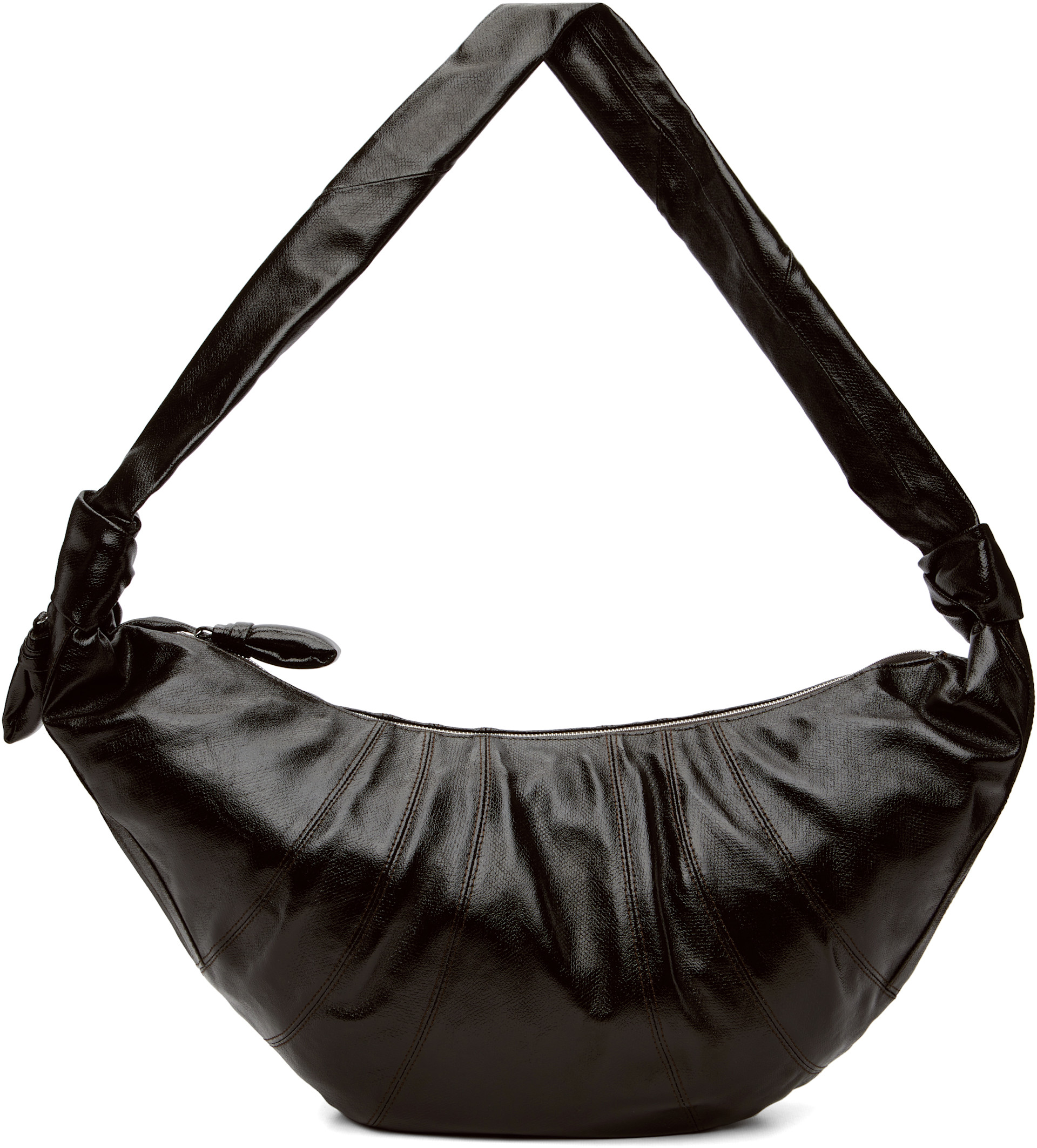 LEMAIRE: Brown Large Croissant Bag | SSENSE