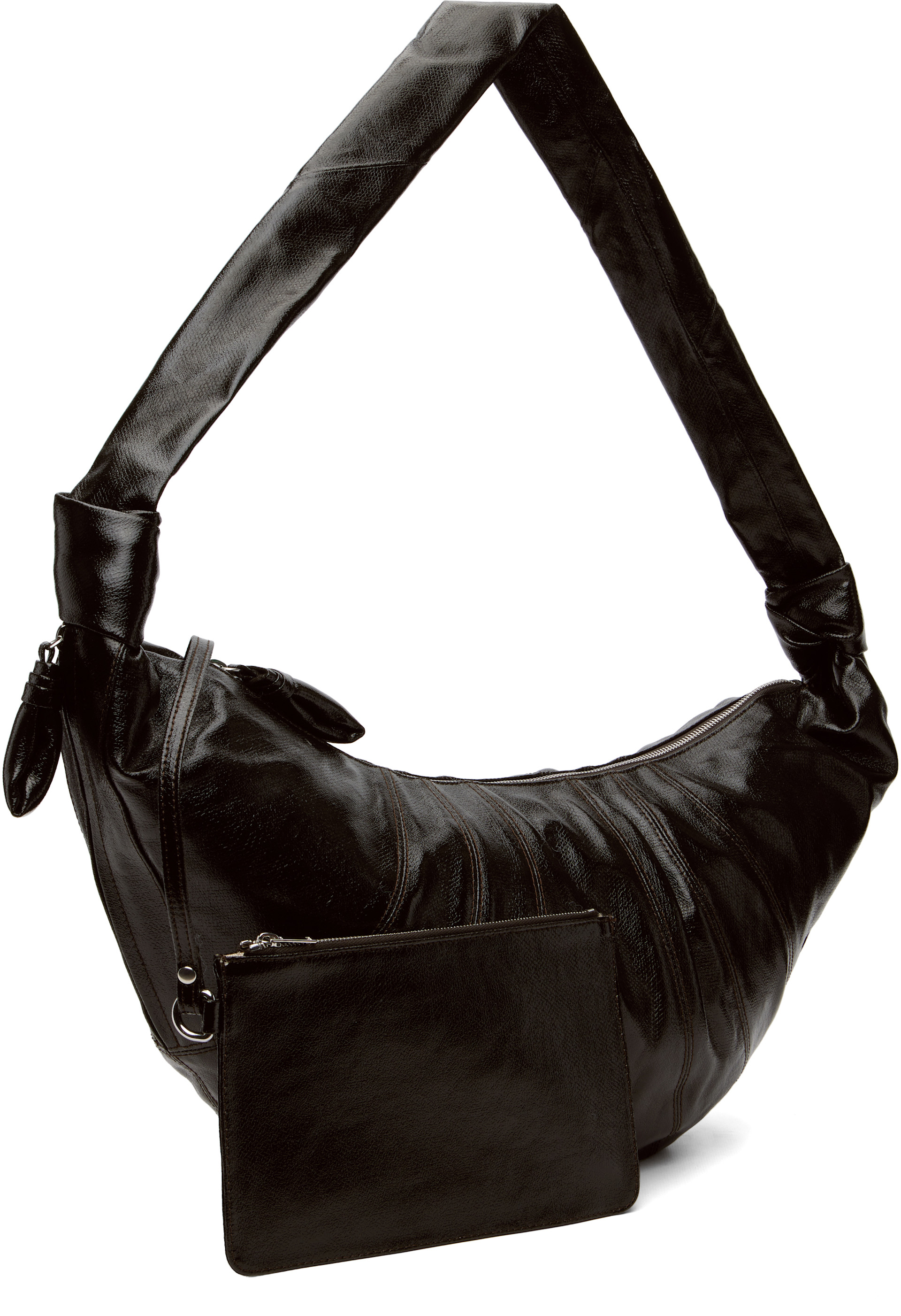 LEMAIRE: Brown Large Croissant Bag | SSENSE
