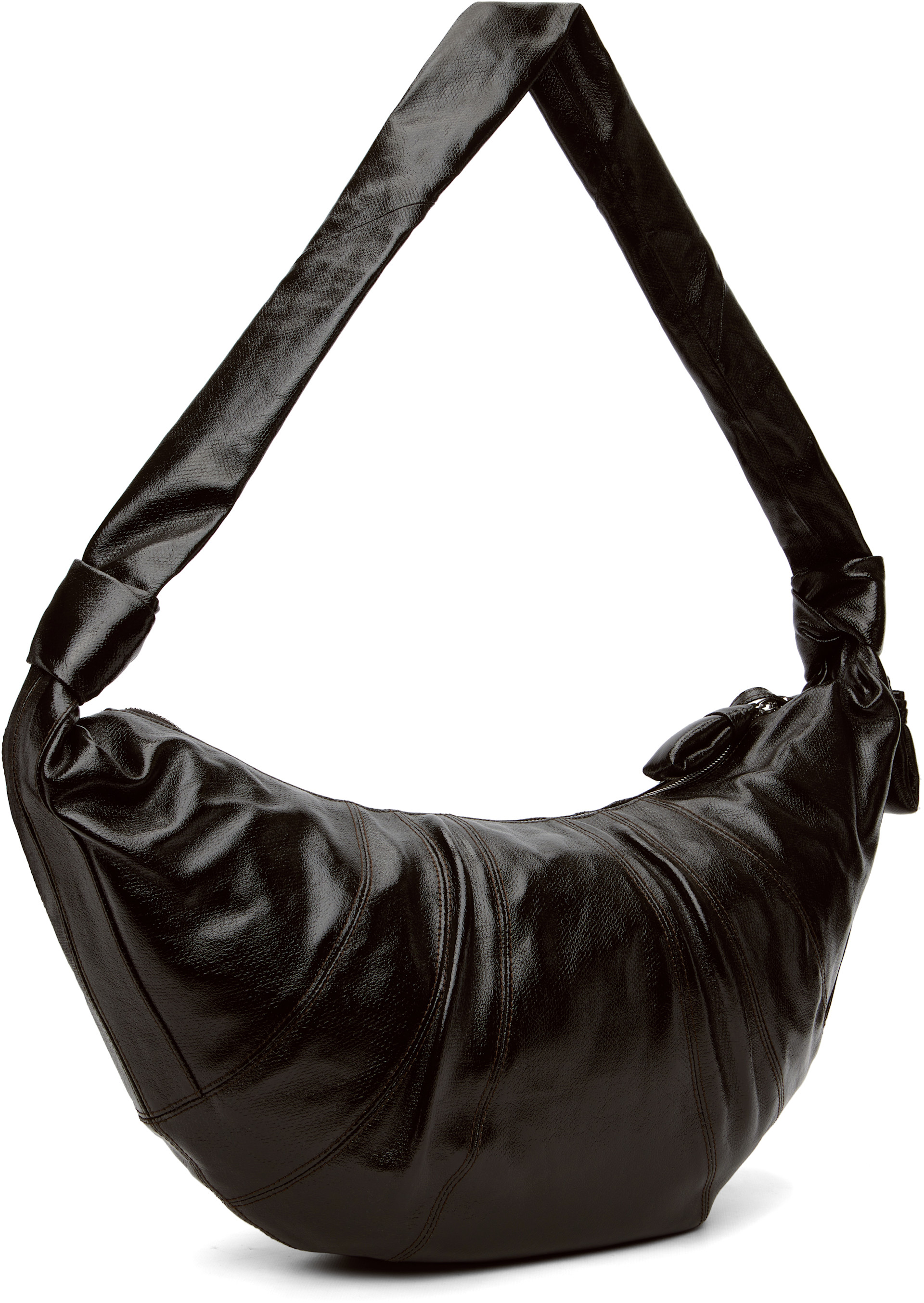 LEMAIRE: Brown Large Croissant Bag | SSENSE