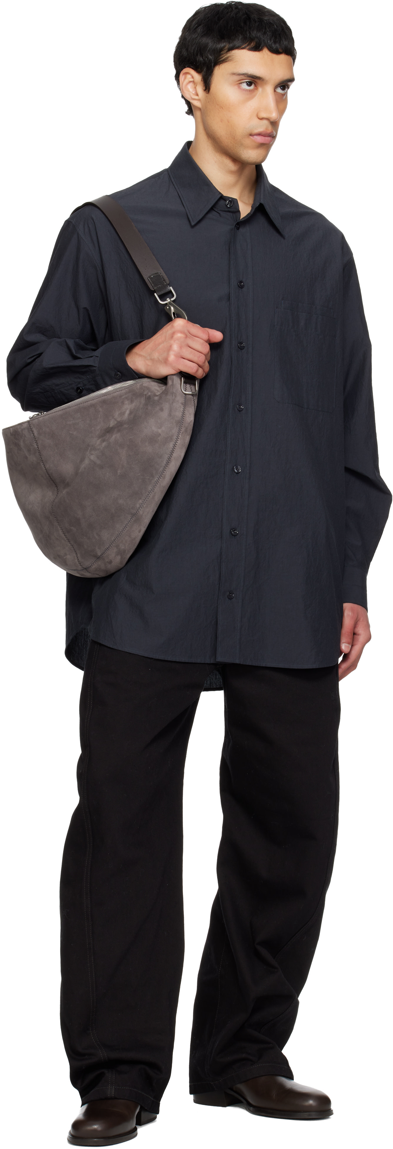 LEMAIRE - Taupe Quiver Clip Bag