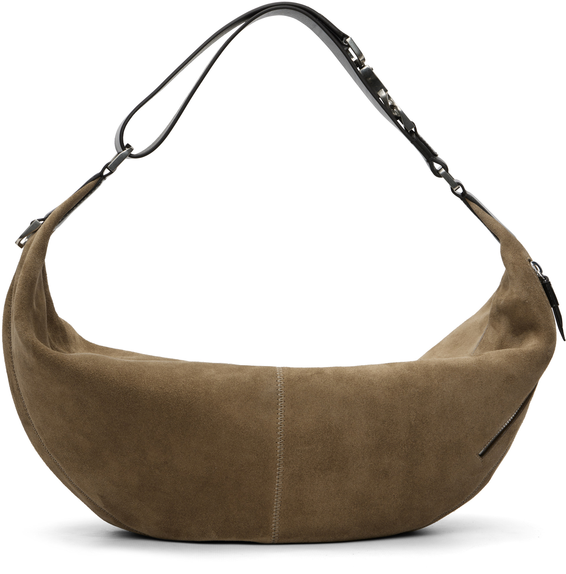 LEMAIRE: Taupe Quiver Clip Bag | SSENSE