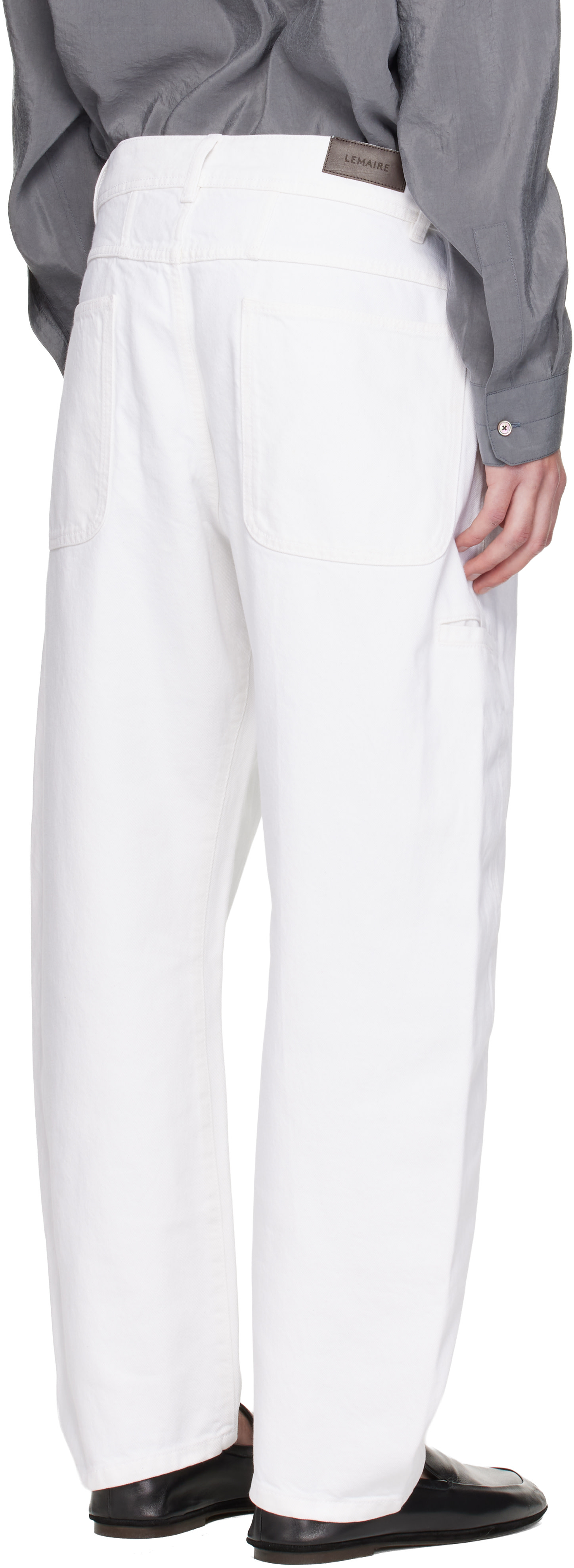 LEMAIRE - White Twisted Workwear Jeans