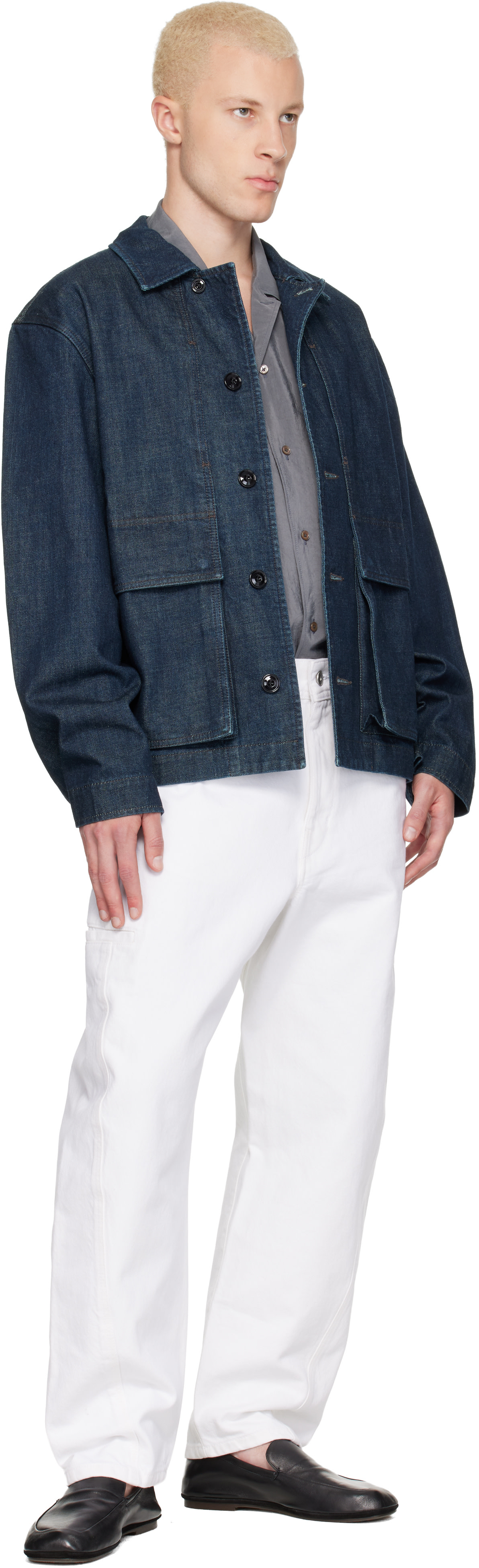 LEMAIRE - White Twisted Workwear Jeans