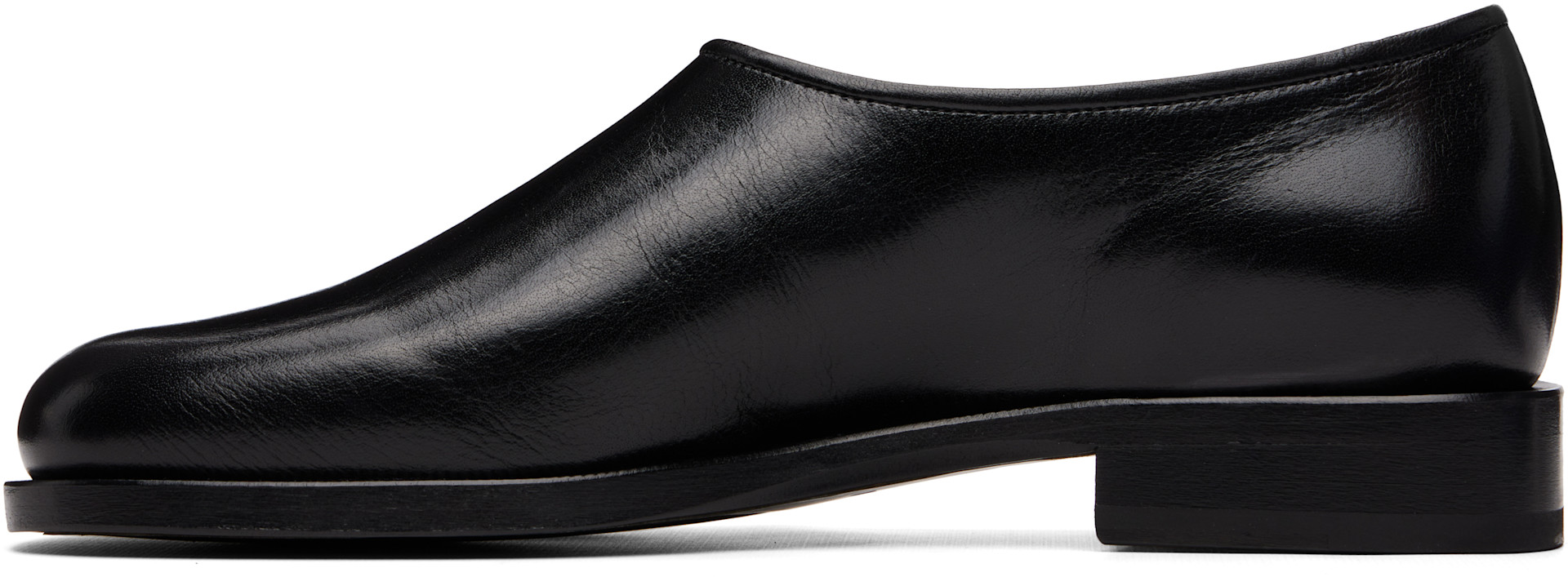 LEMAIRE - Black Anatomic Slip On Loafers