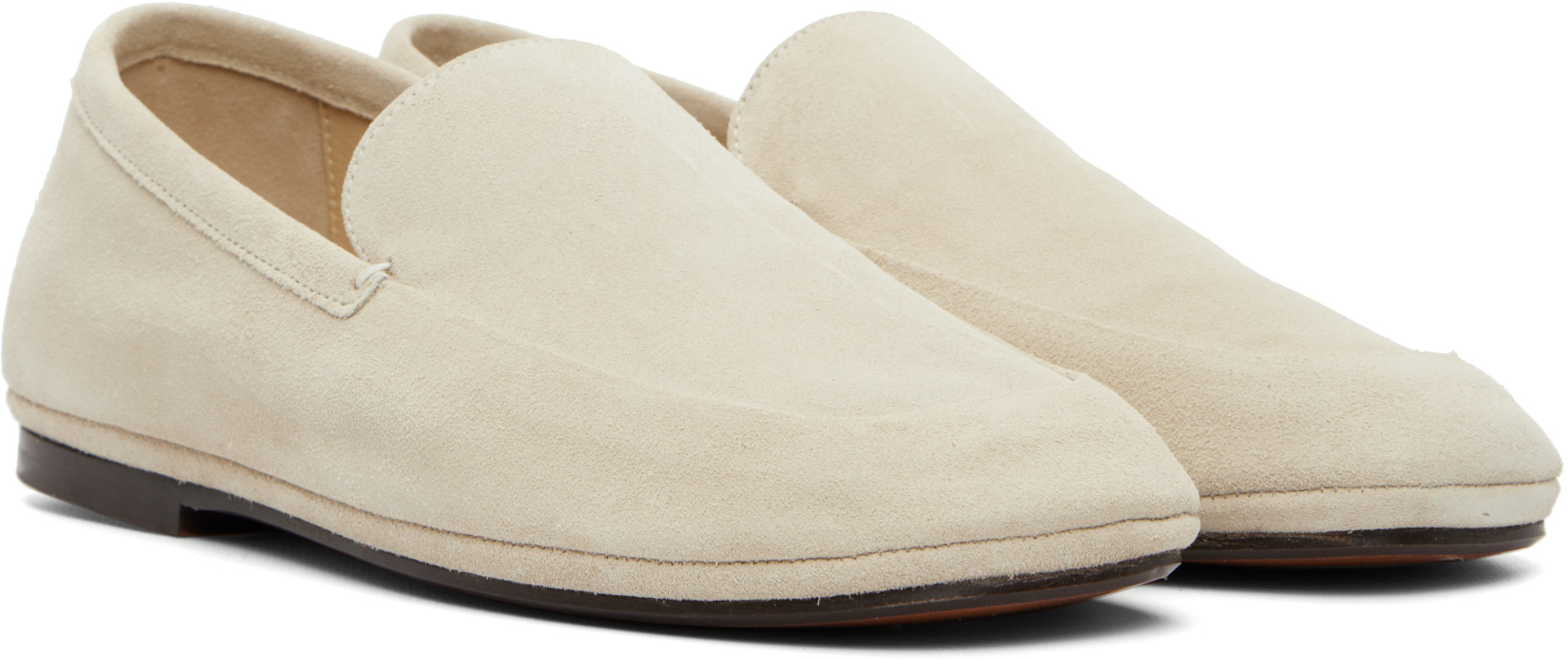 LEMAIRE: Beige Outdoor Slipper Loafers | SSENSE