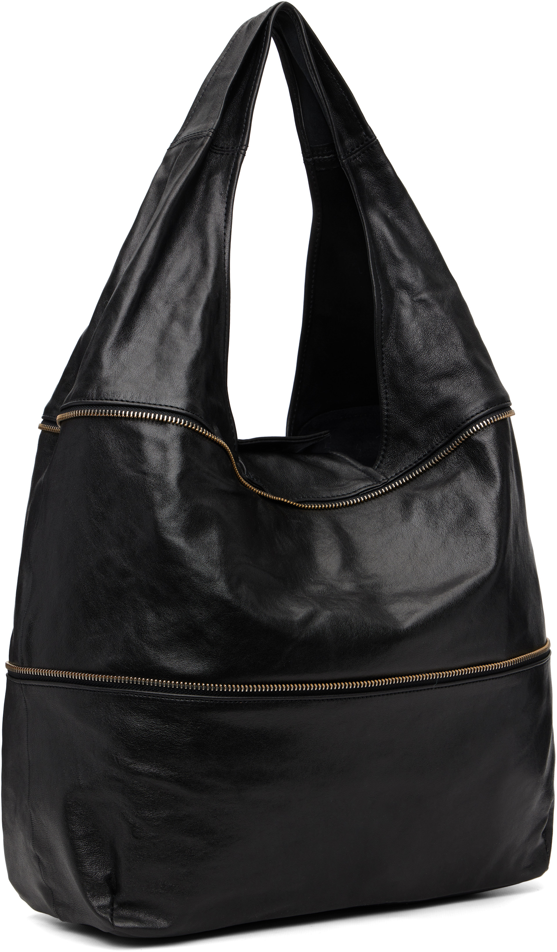 Paloma wool 24ss 黒のショルダーバッグ Paloma Wool: Black Riba Zip Bag | SSENSE Canada