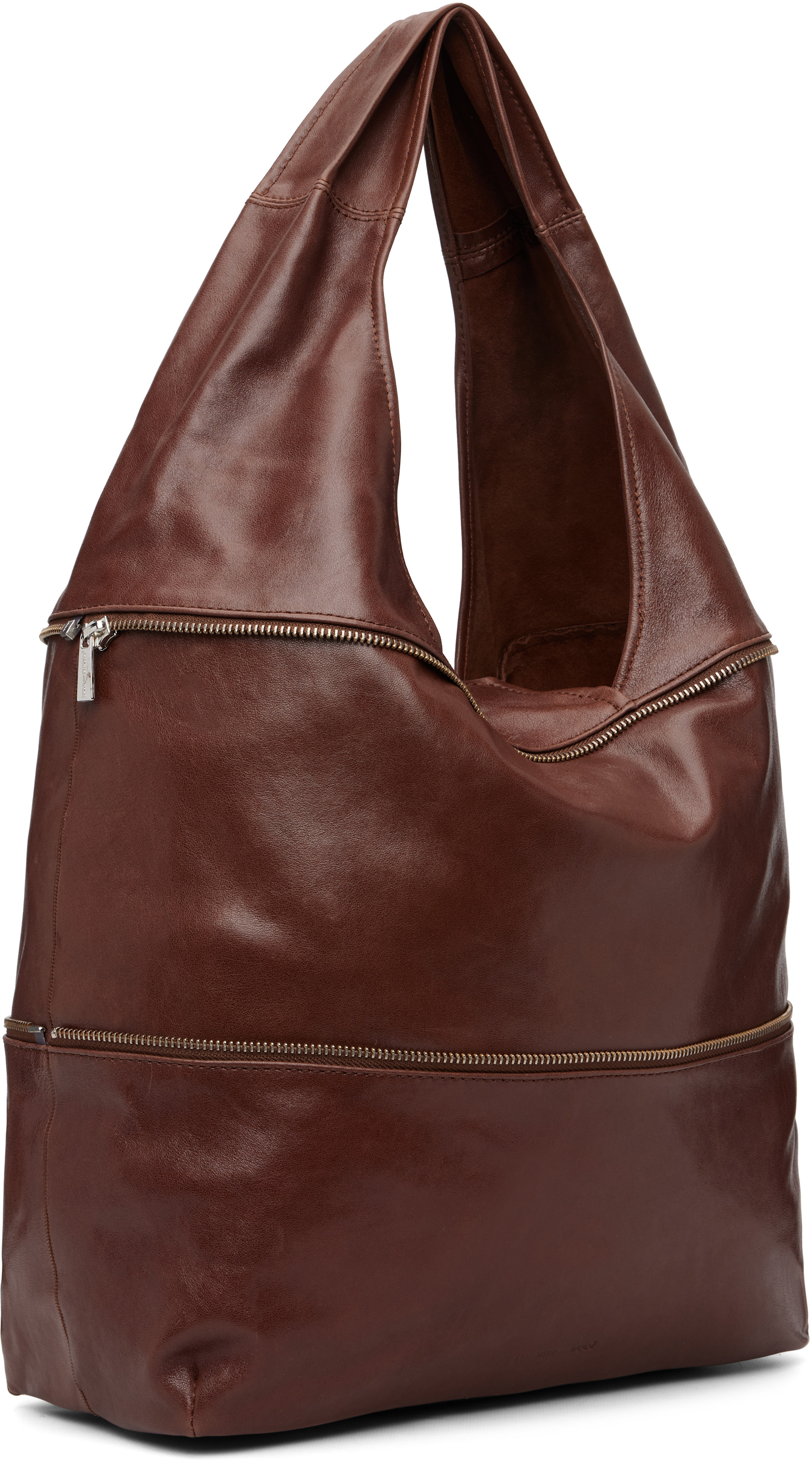 Paloma Wool: Brown Riba Zip Bag | SSENSE