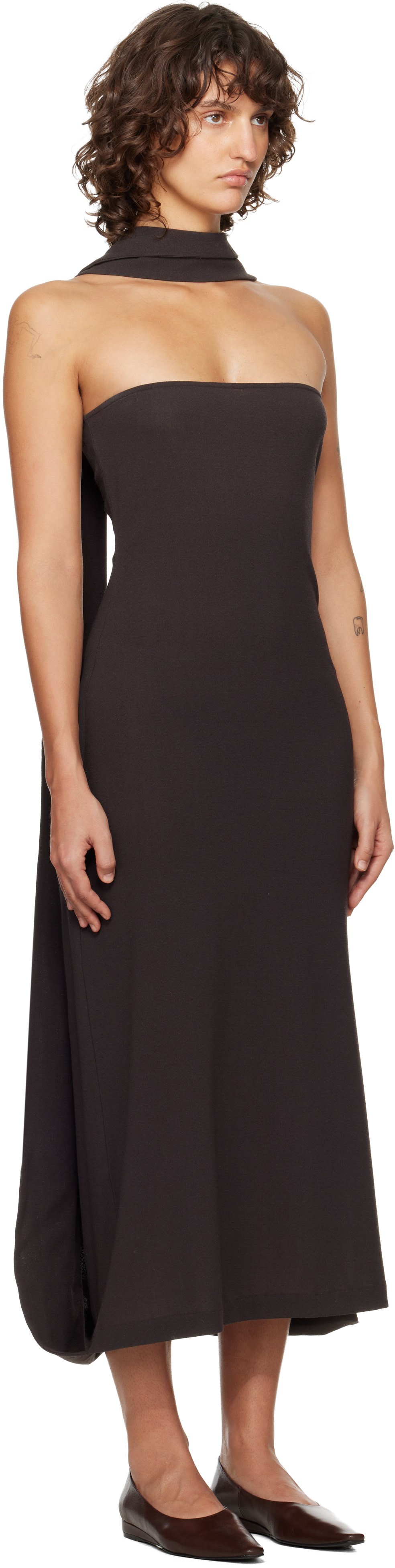 Paloma Wool - Robe longue Alberch brune