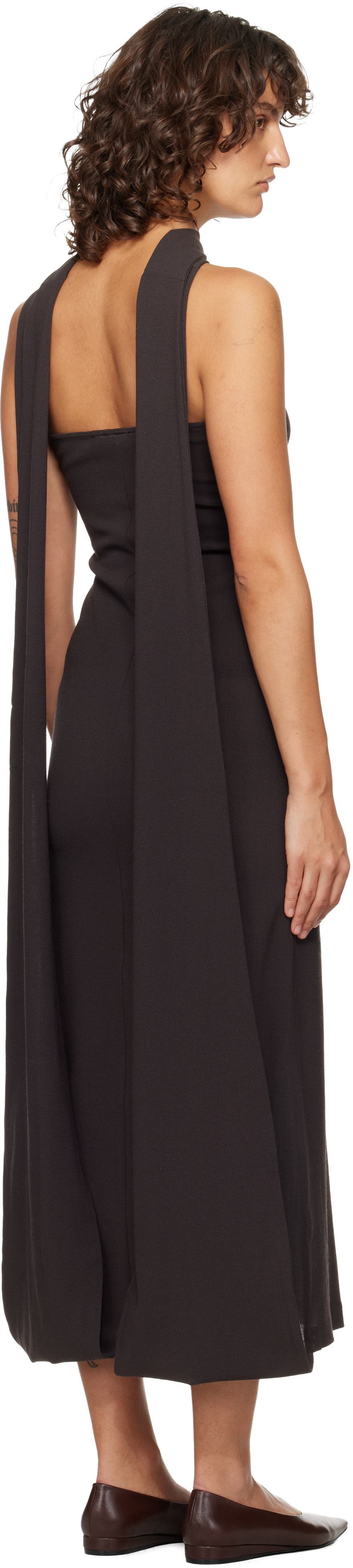 Paloma Wool - Robe longue Alberch brune