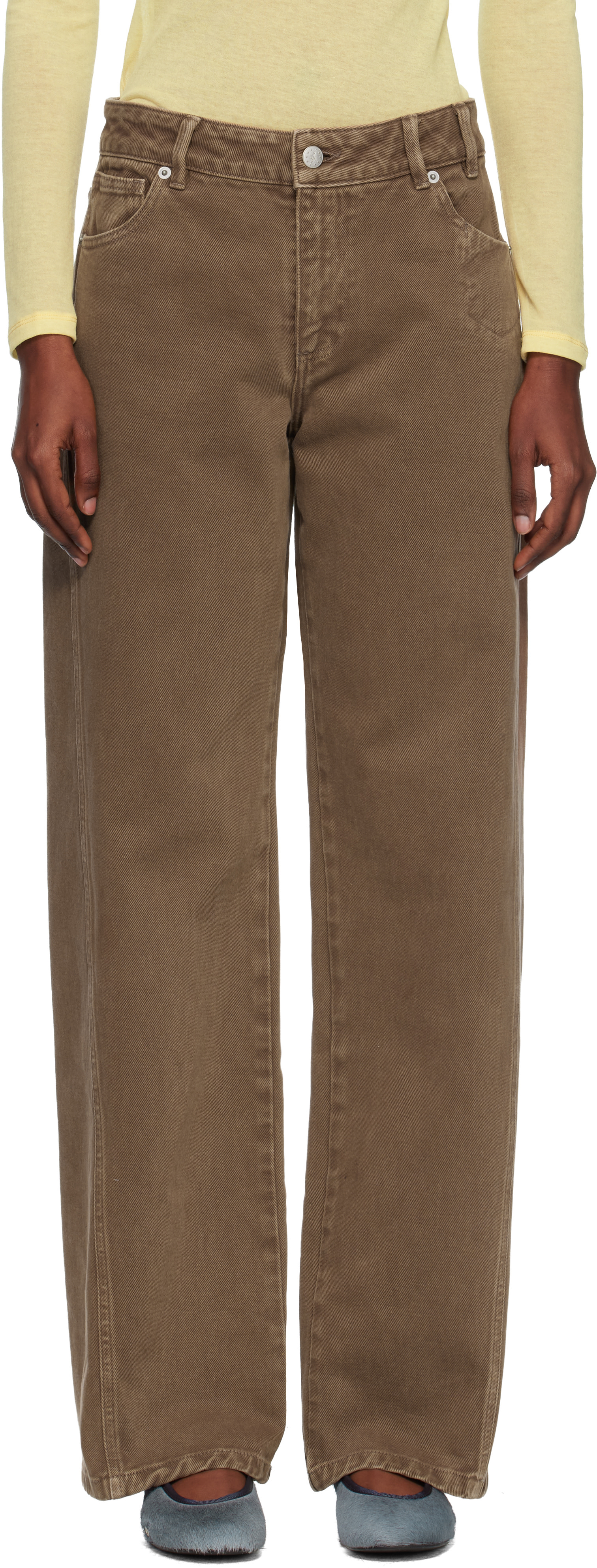 Paloma Wool - Jeans Reyno brun
