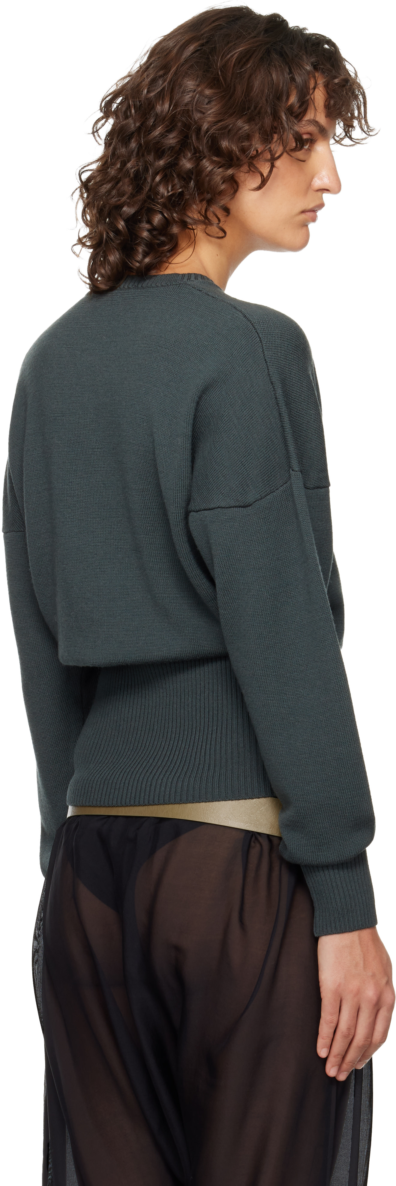 Paloma Wool: Gray Rosana Cardigan | SSENSE