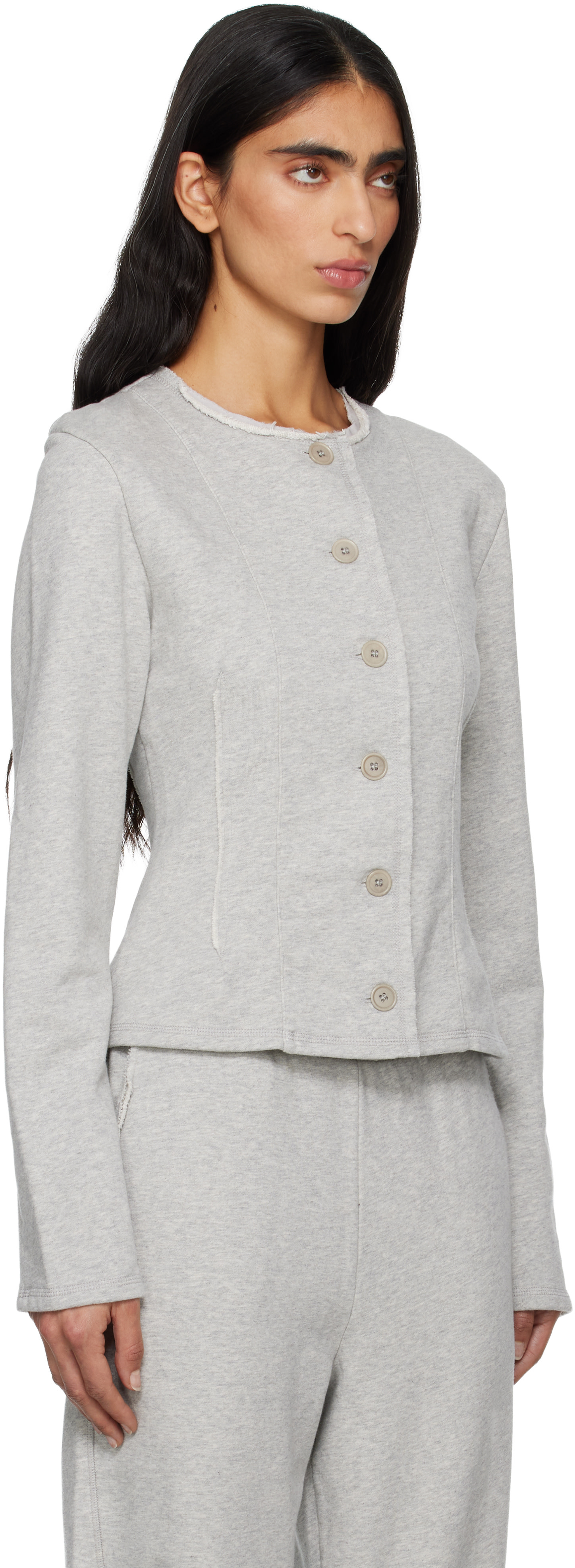 Paloma wool　ニットカーディガン　セーター　グレー Paloma Wool: Gray Sanpi Cardigan | SSENSE