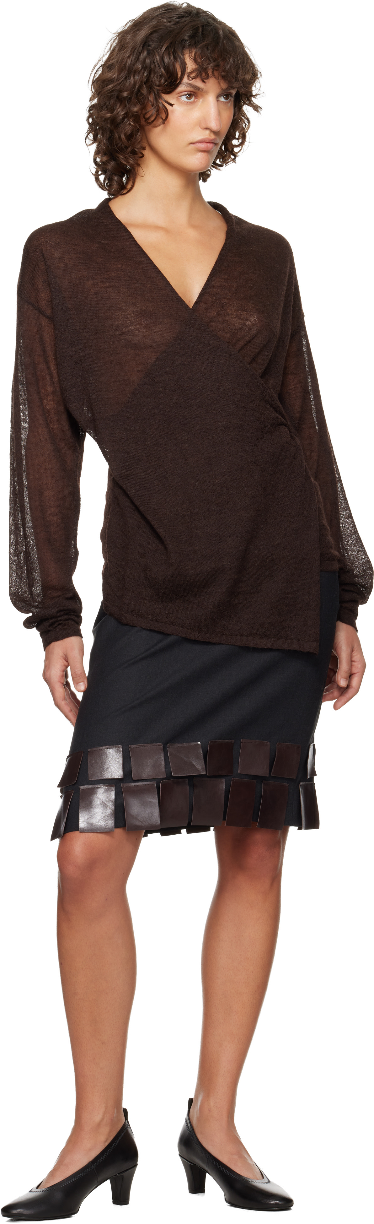 Paloma Wool: Brown Sudi Cardigan | SSENSE Denmark Paloma Wool: Brown Sudi Cardigan | SSENSE Denmark