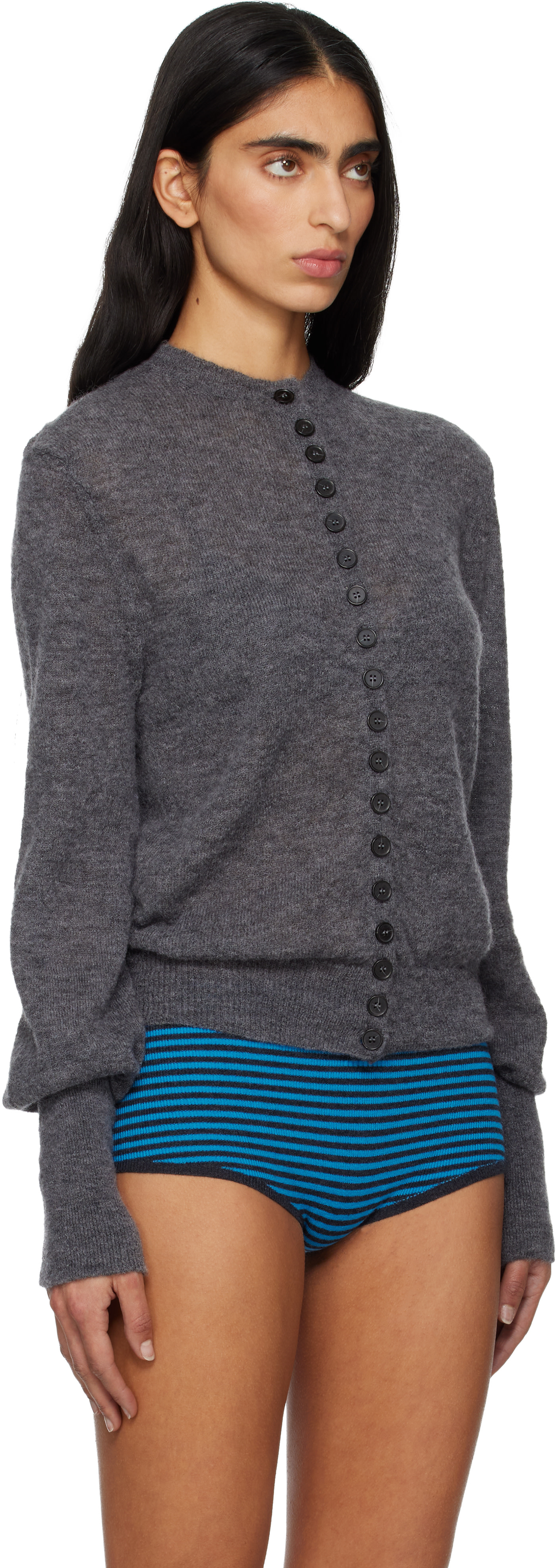 Paloma Wool: Gray Cink Cardigan | SSENSE