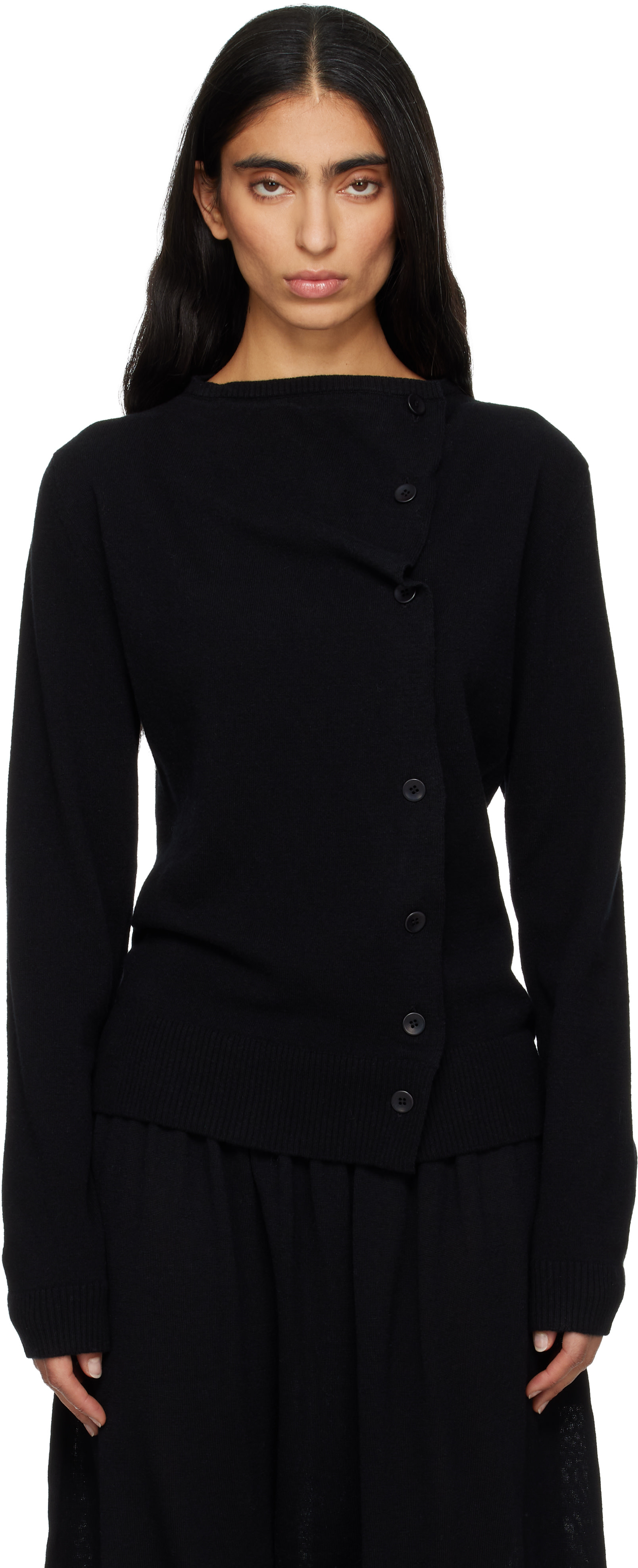 paloma wool ニットカーディガン Paloma Wool: Black Donalti Cardigan | SSENSE