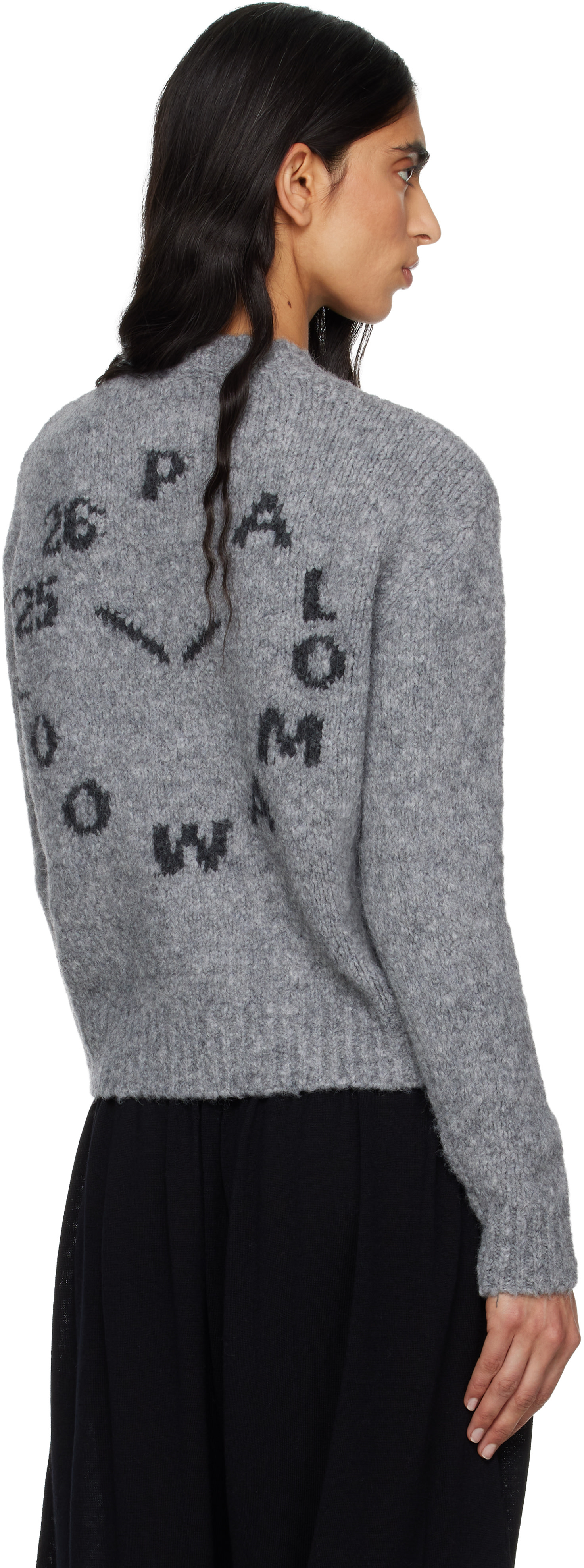 Paloma Wool - Pull gris à image d'horloge