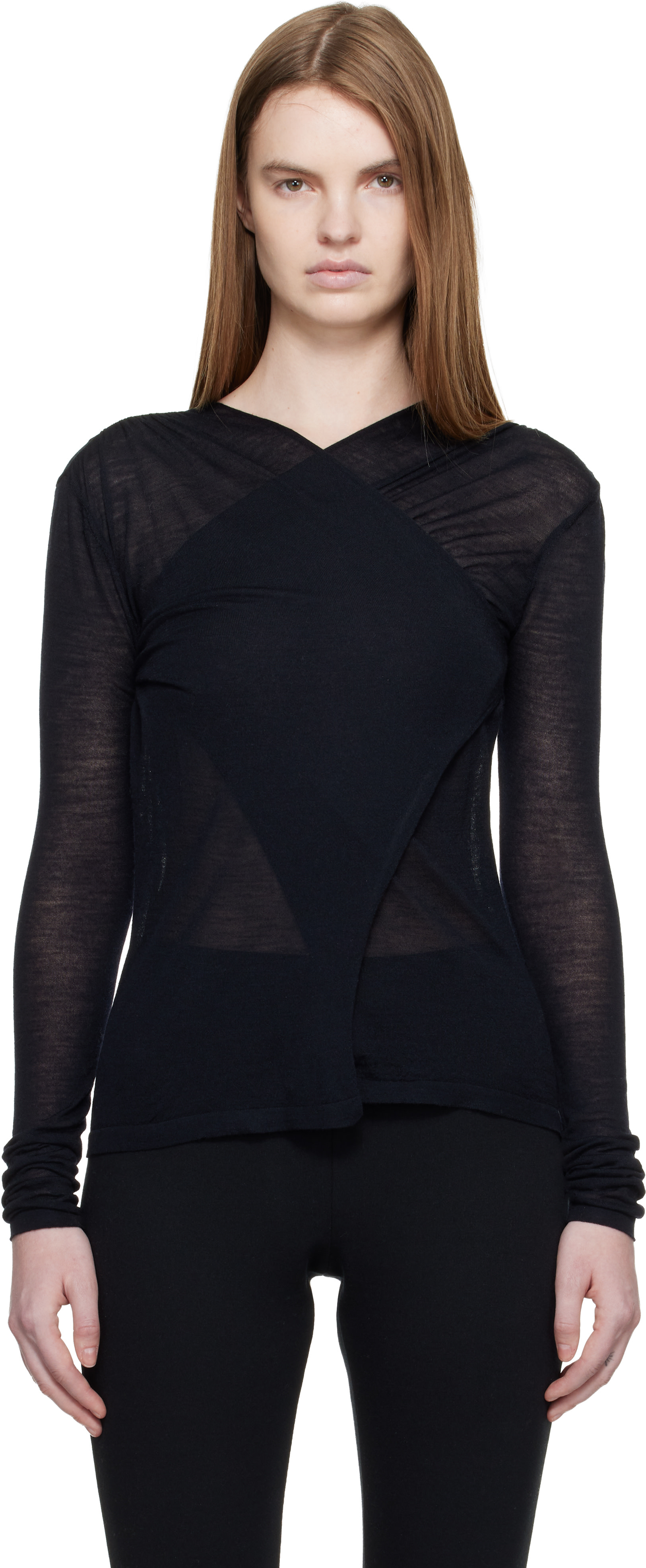 Paloma Wool: Black Coeba Sweater | SSENSE Paloma Wool: Black Coeba Sweater | SSENSE