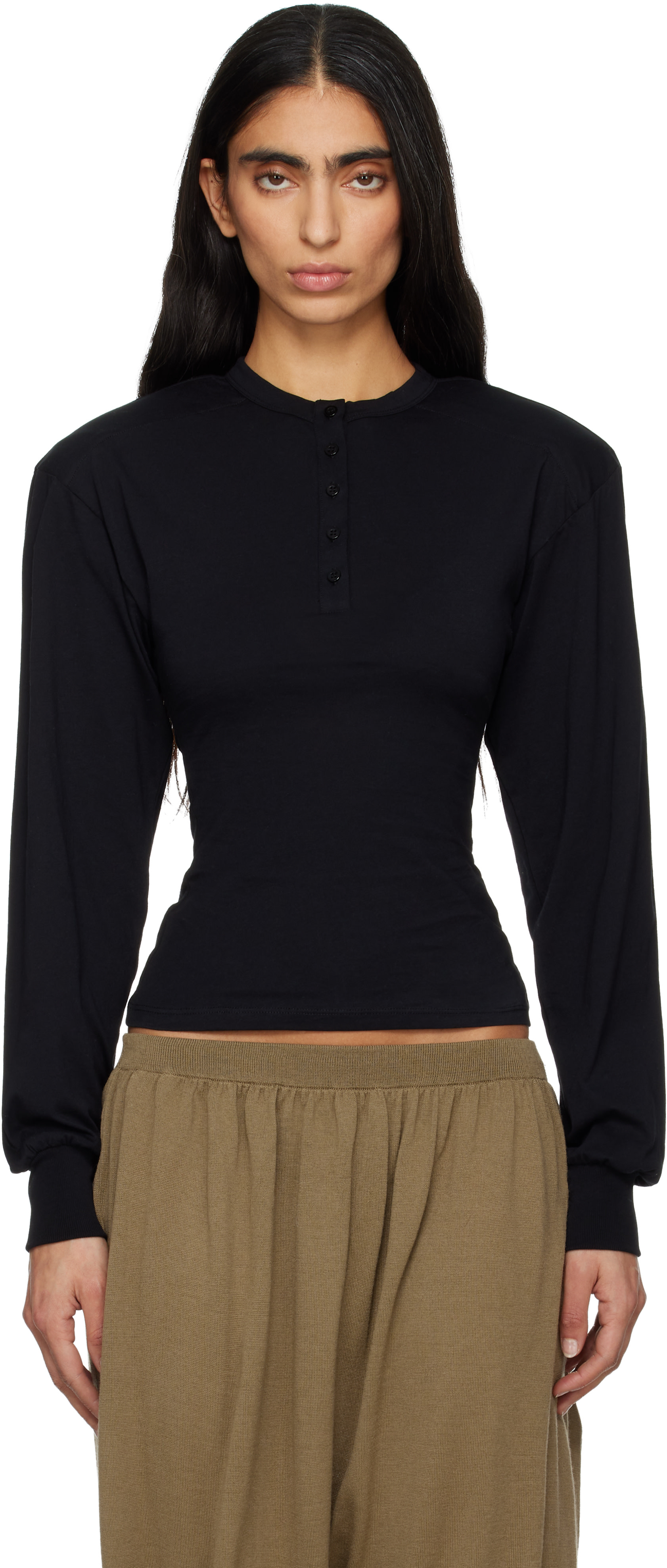 PALOMA WOOL カットソー Paloma Wool: Black Ryno T-shirt | SSENSE