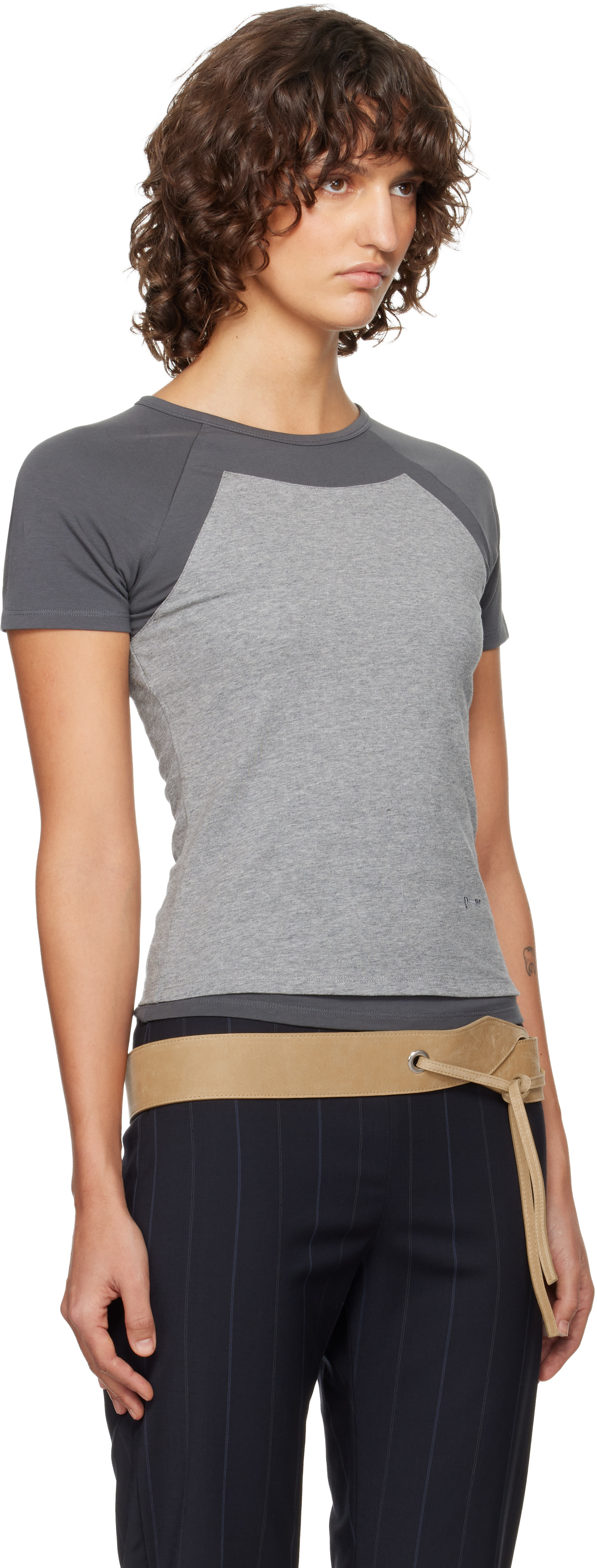 PALOMA WOOL カットソー Paloma Wool: Gray Puka T-shirt | SSENSE