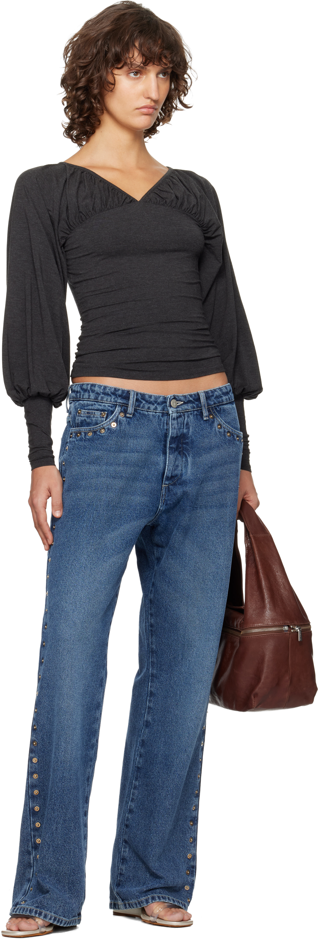Paloma Wool: Gray Tapioca Top | SSENSE