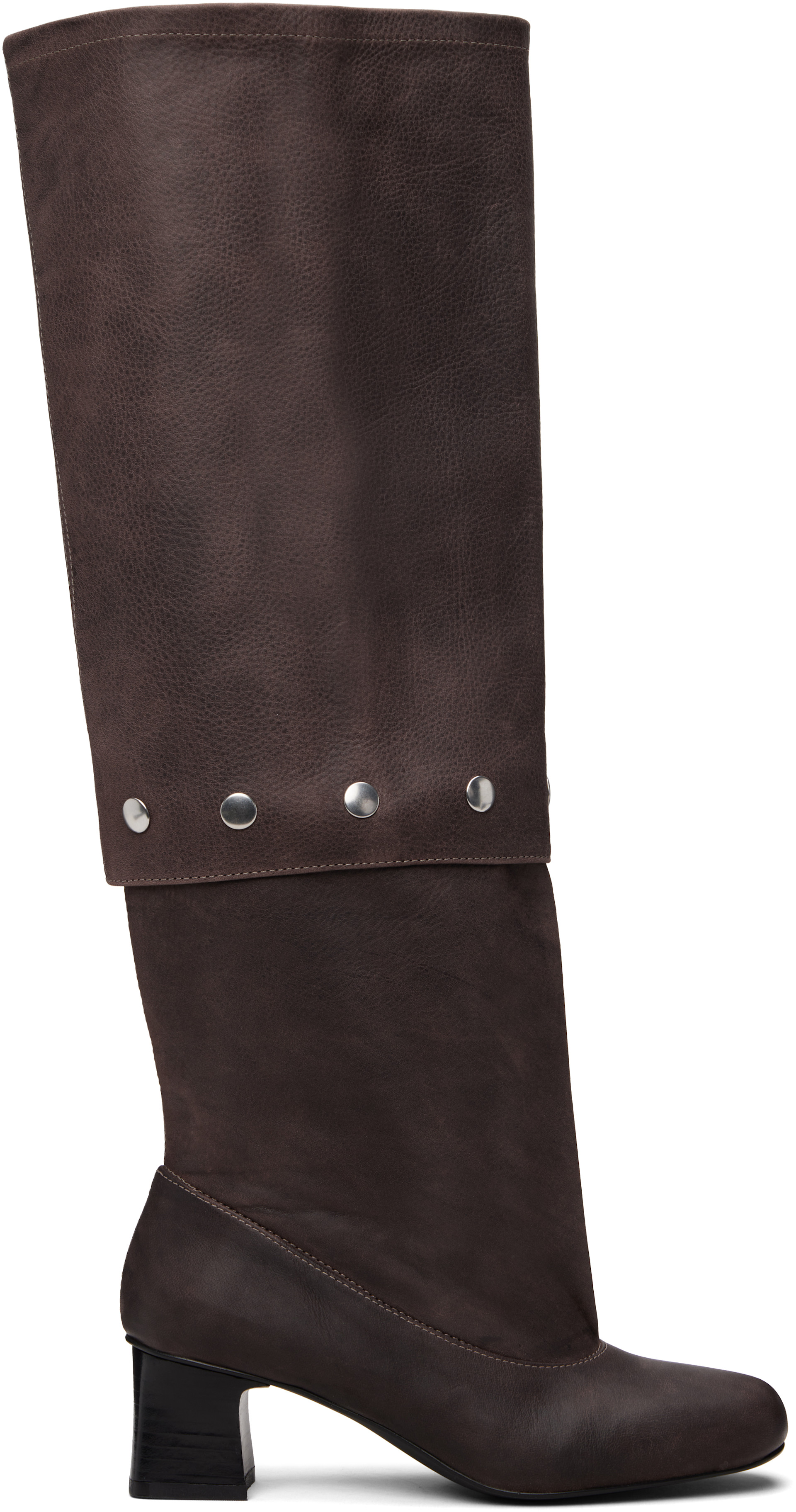 Paloma Wool: Brown Jolie Snaps Boots | SSENSE