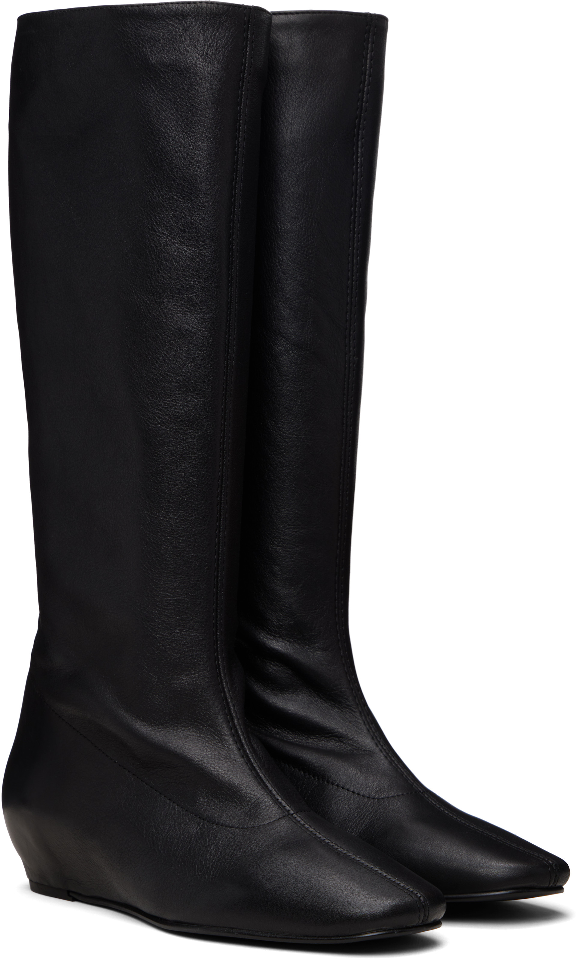 Paloma Wool: Black Fernanda Tall Boots | SSENSE United Kingdom