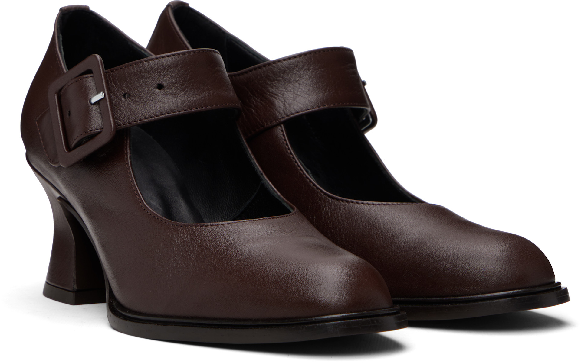 Paloma Wool: Brown Carmen Heels | SSENSE United Kingdom