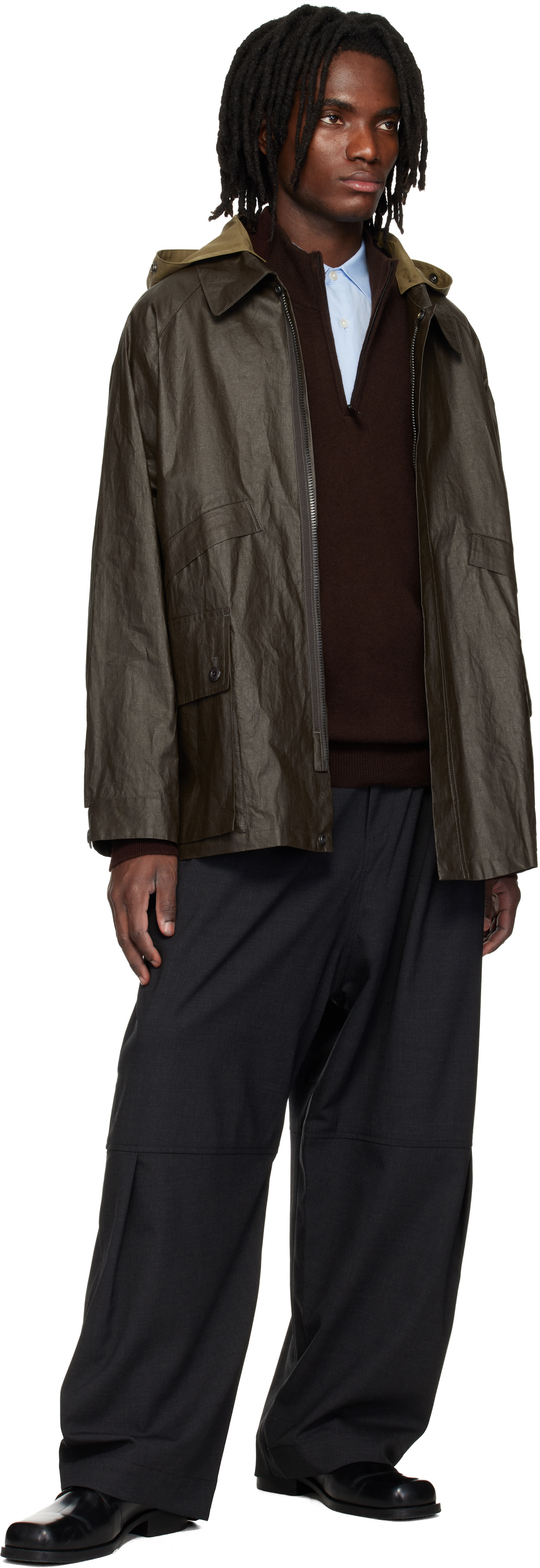SAGE NATION: Black Zushi Trousers | SSENSE