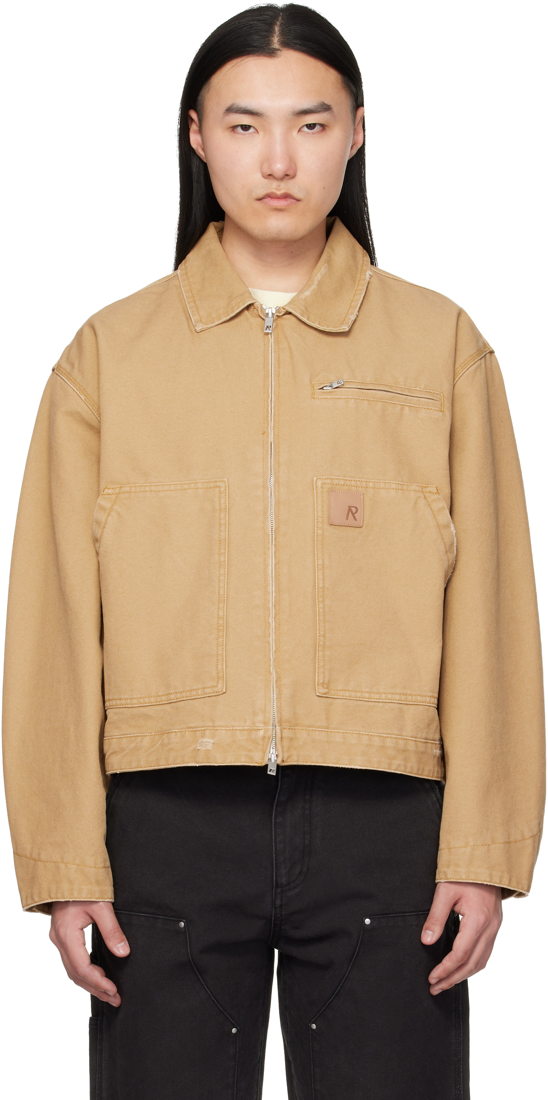 Represent - Beige Heaton Workwear Jacket