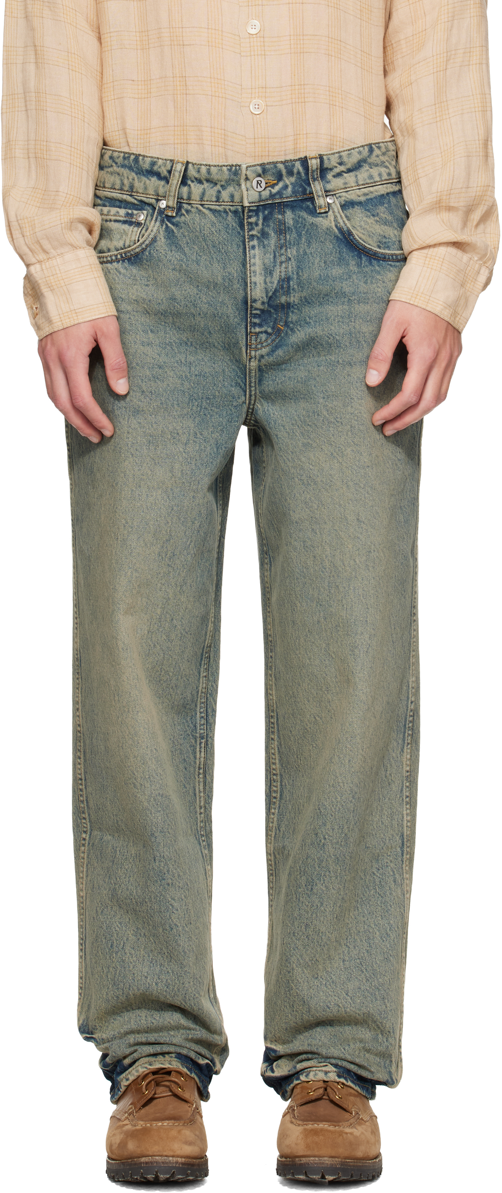 Represent - Jean ample R3 bleu