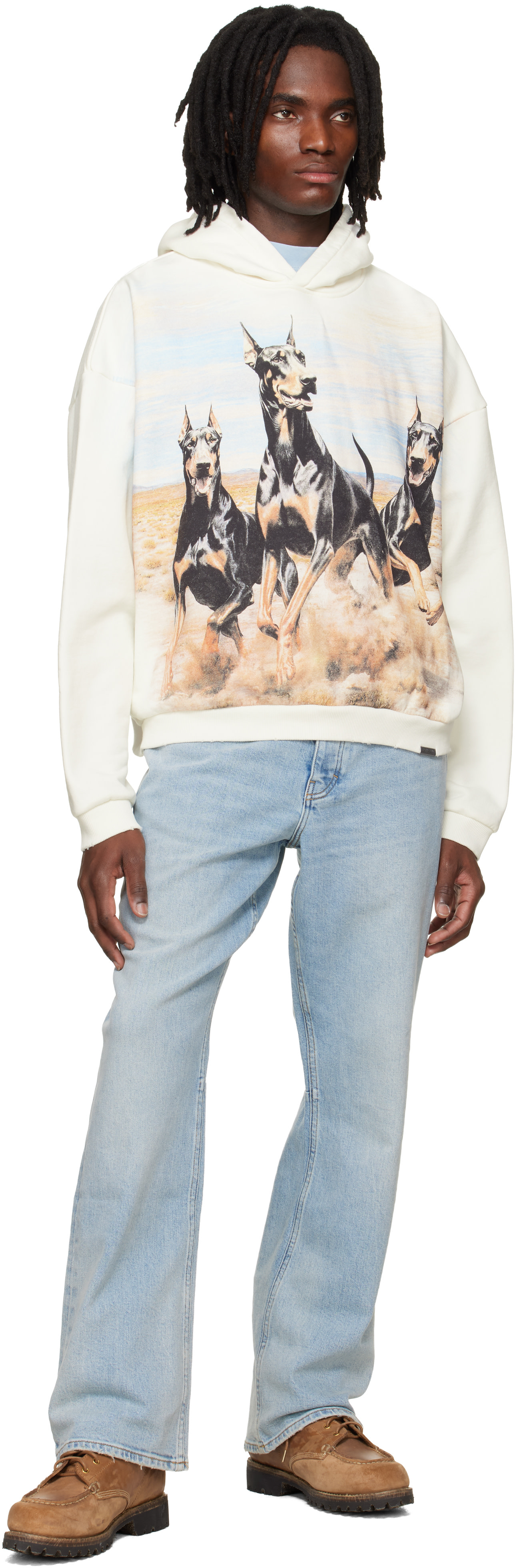 Represent - Jean semi-évasé bleu