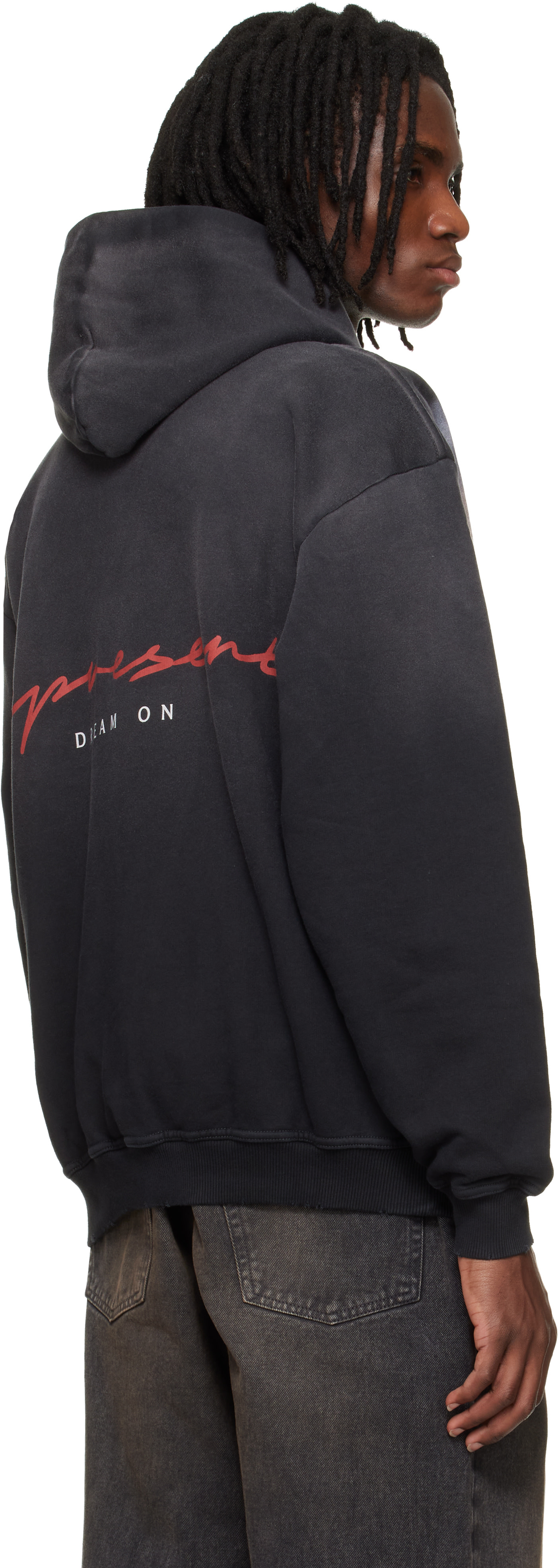 Represent - Pull à capuche Chrome Flight noir