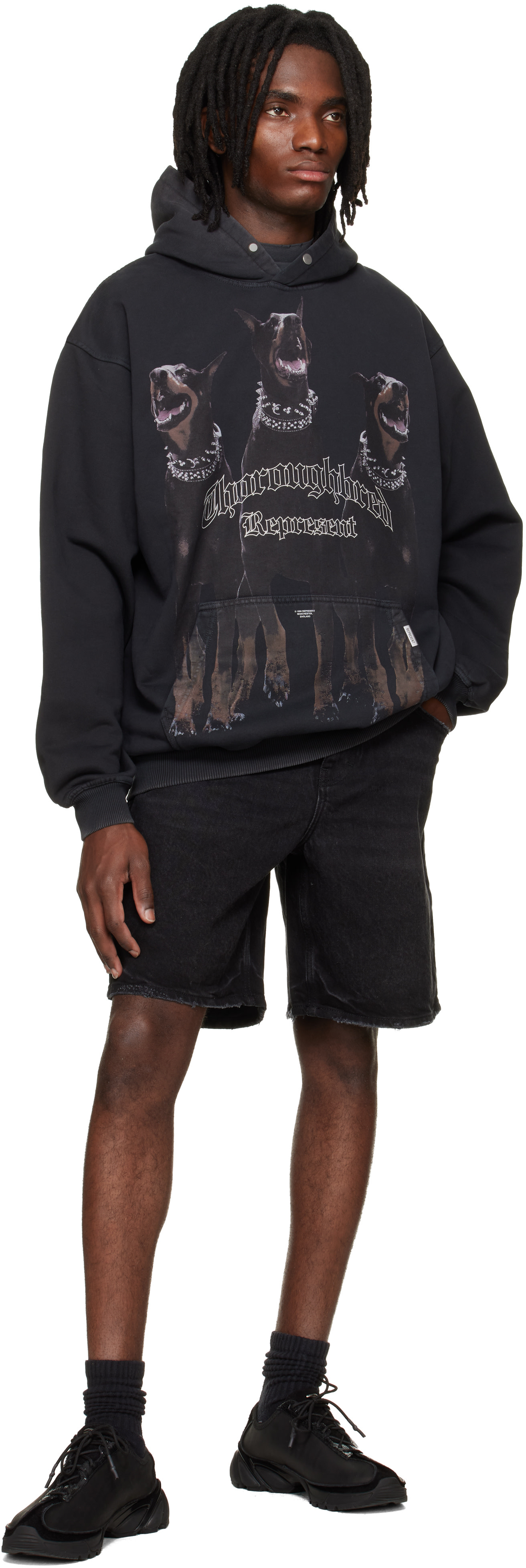 Represent - Pull à capuche 'Thoroughbred' noir