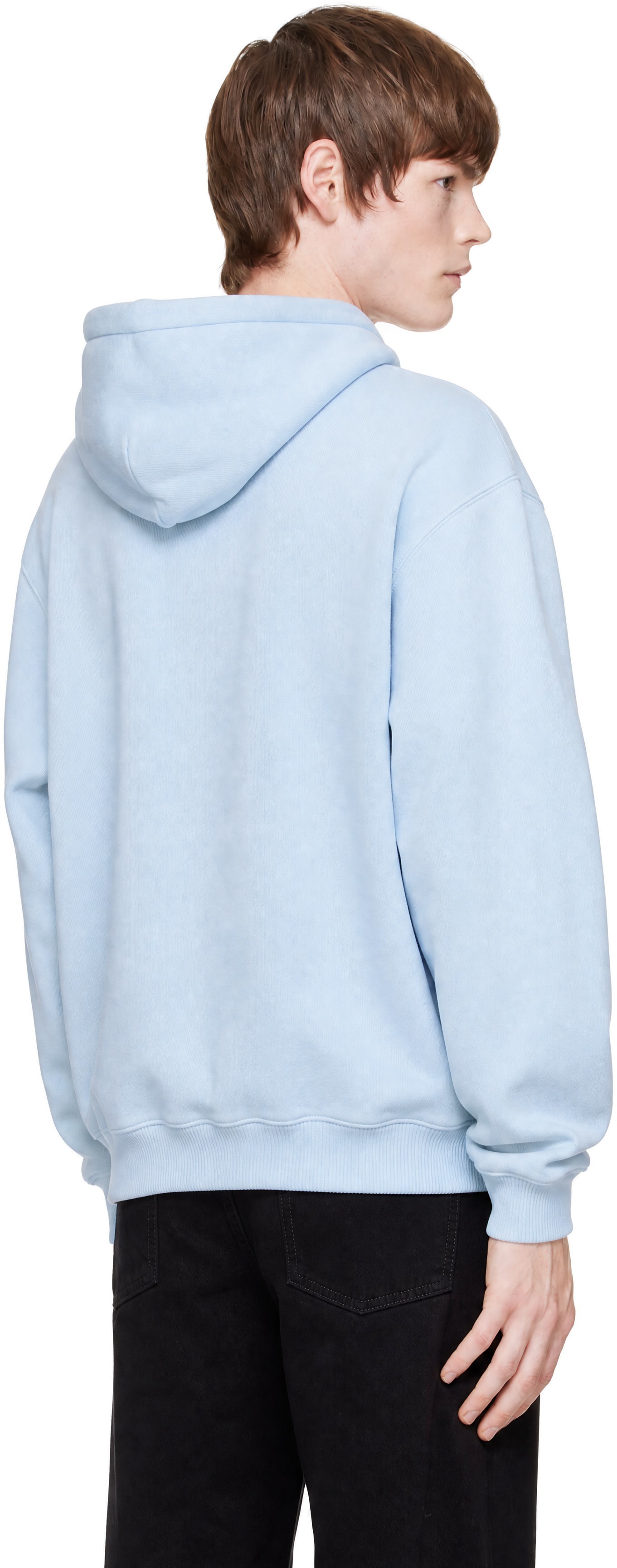 Represent - Pull à capuche bleu à logo