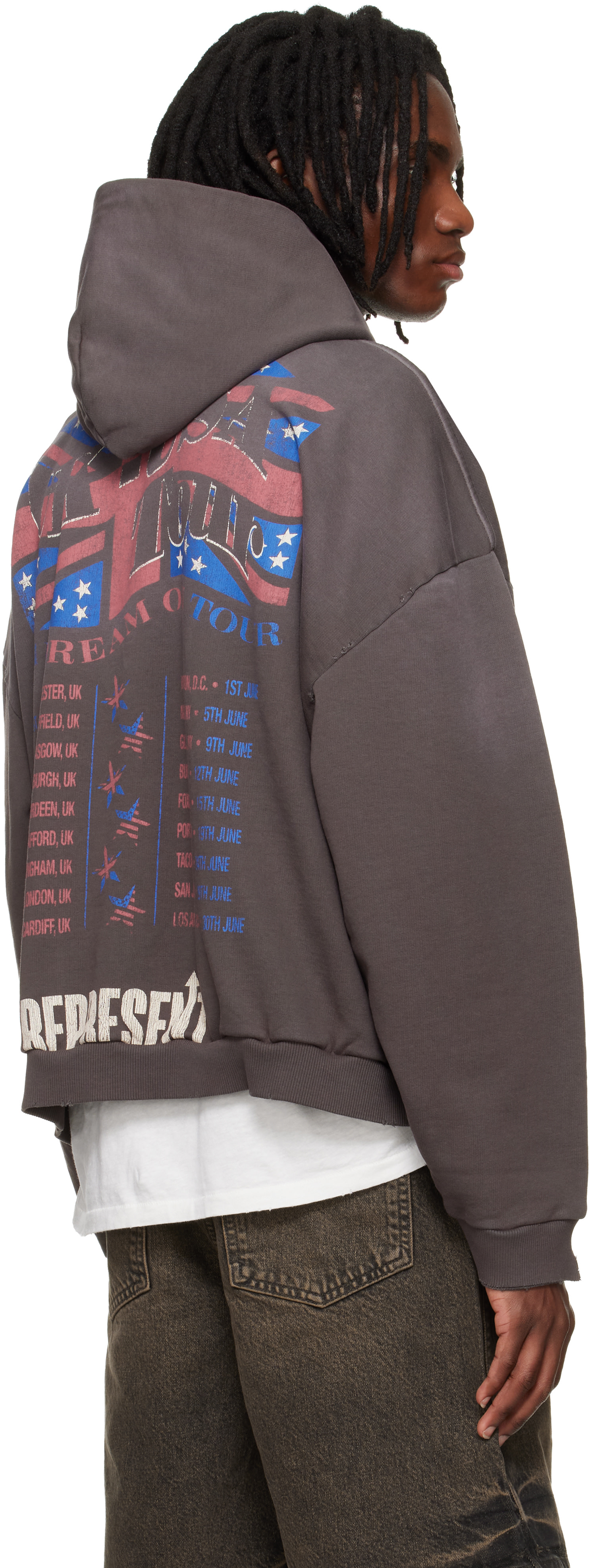 Represent - Pull à capuche 'Dream On Tour' brun