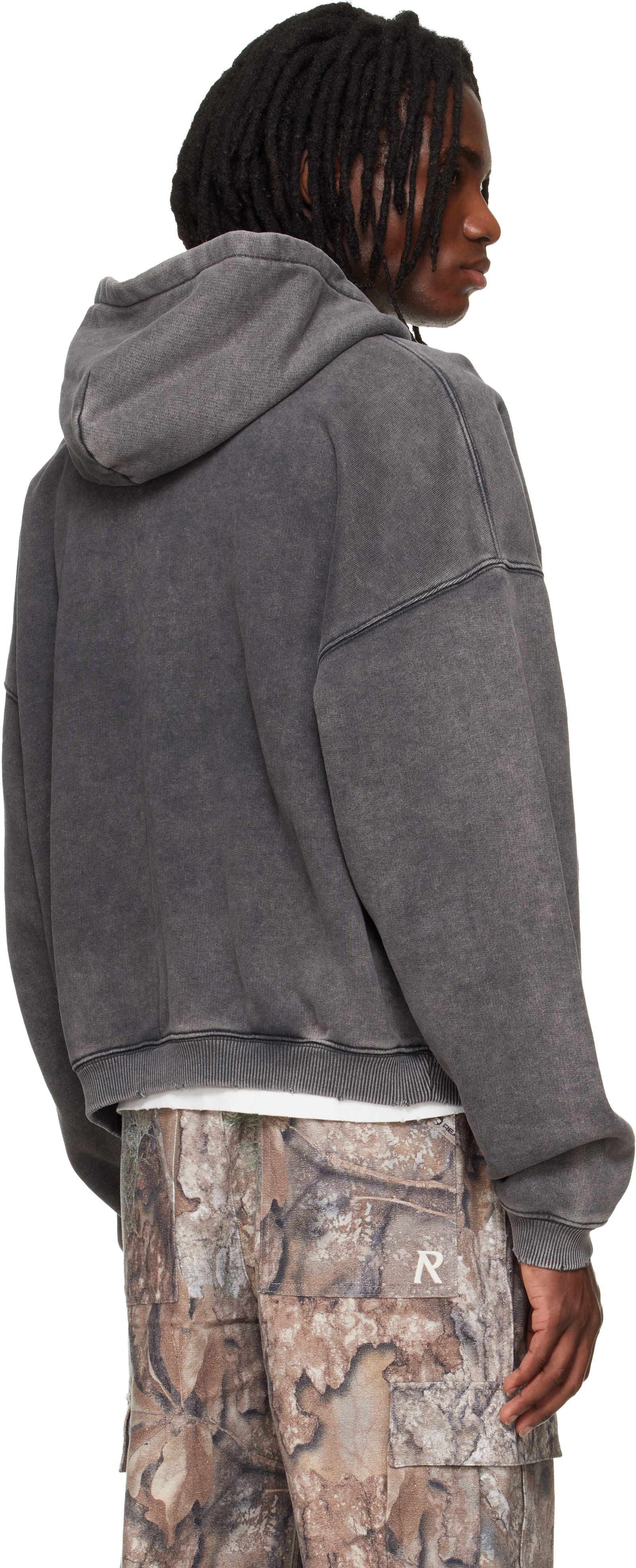 Represent - Pull à capuche Pegasus gris à glissière