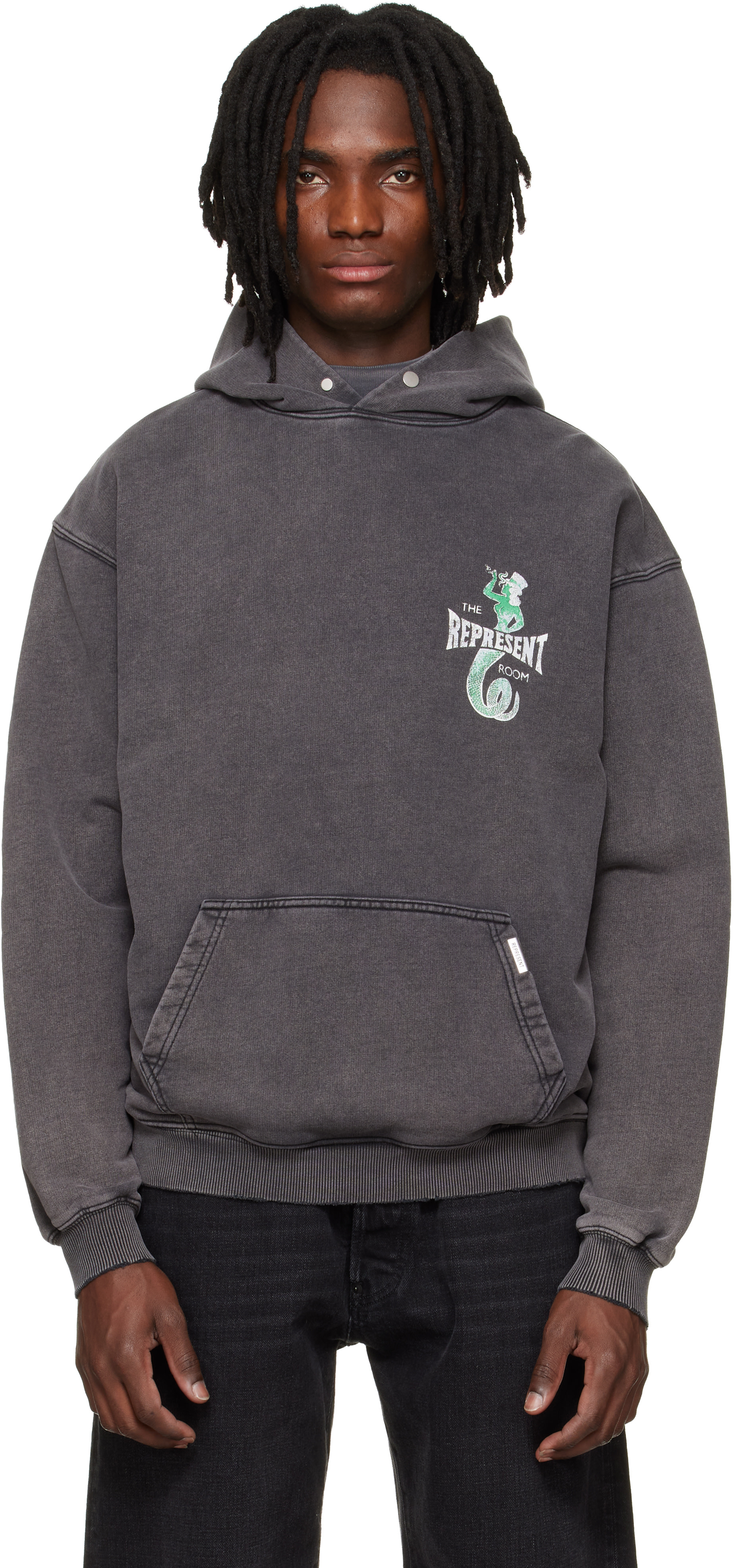 Represent - Pull à capuche Dice gris édition The Viper Room