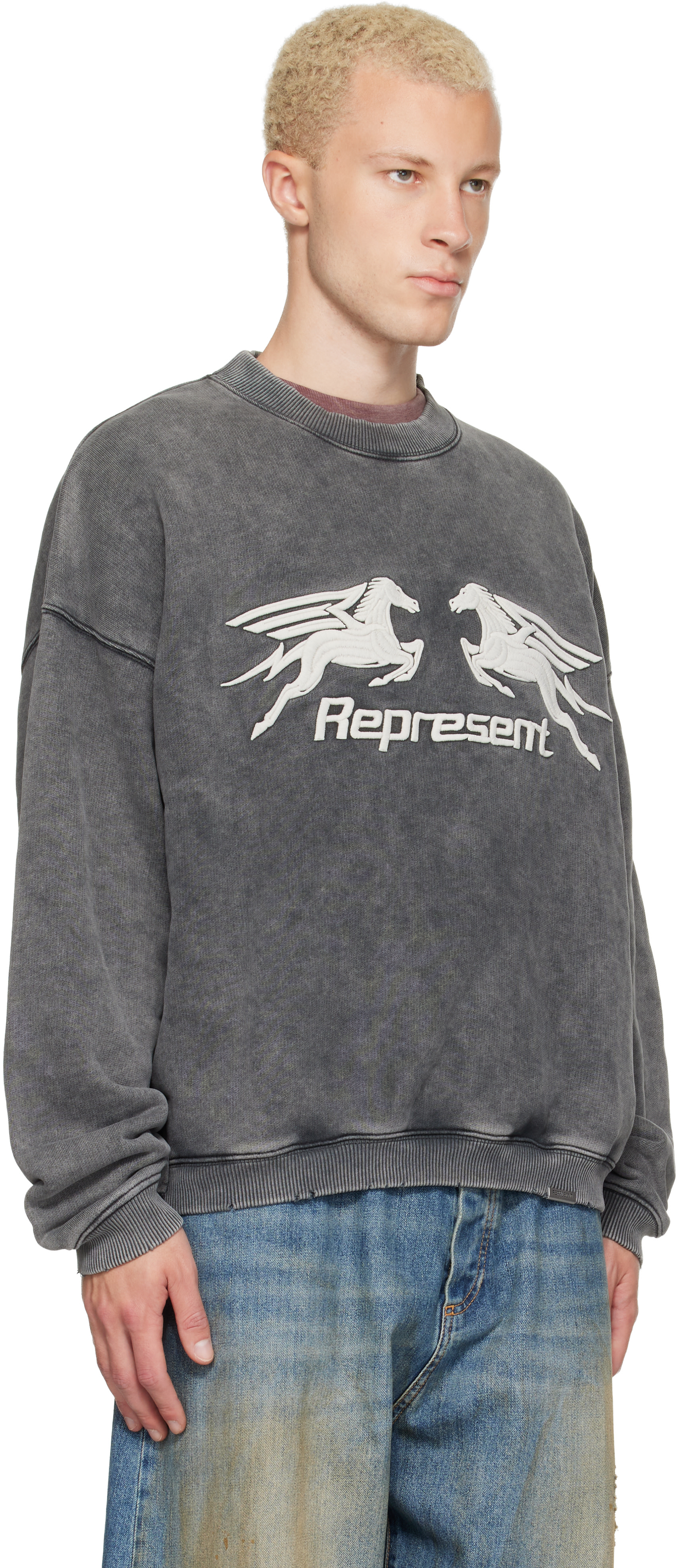 Represent - Gray Pegasus Sweatshirt
