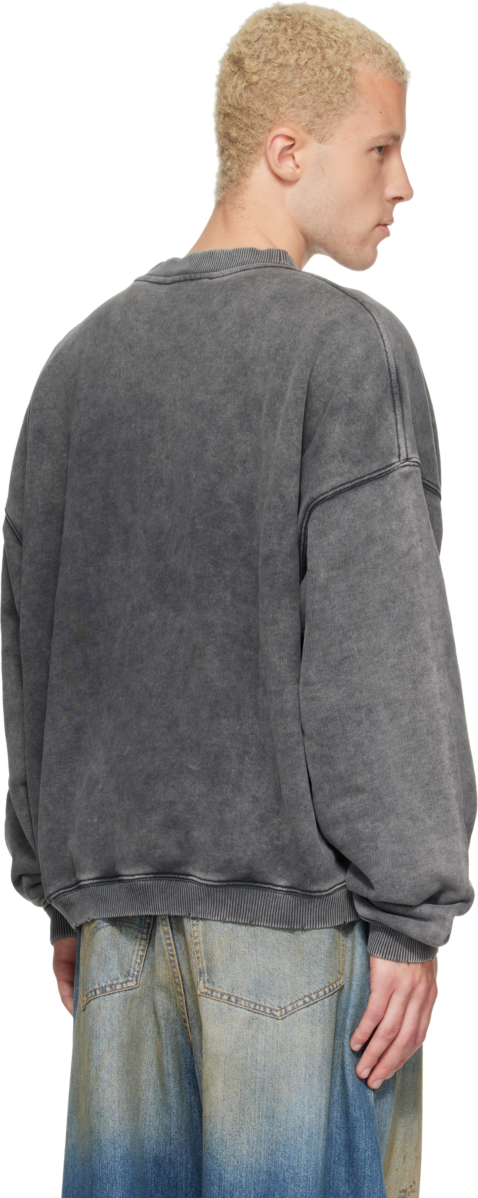 Represent - Pull molletonné Pegasus gris