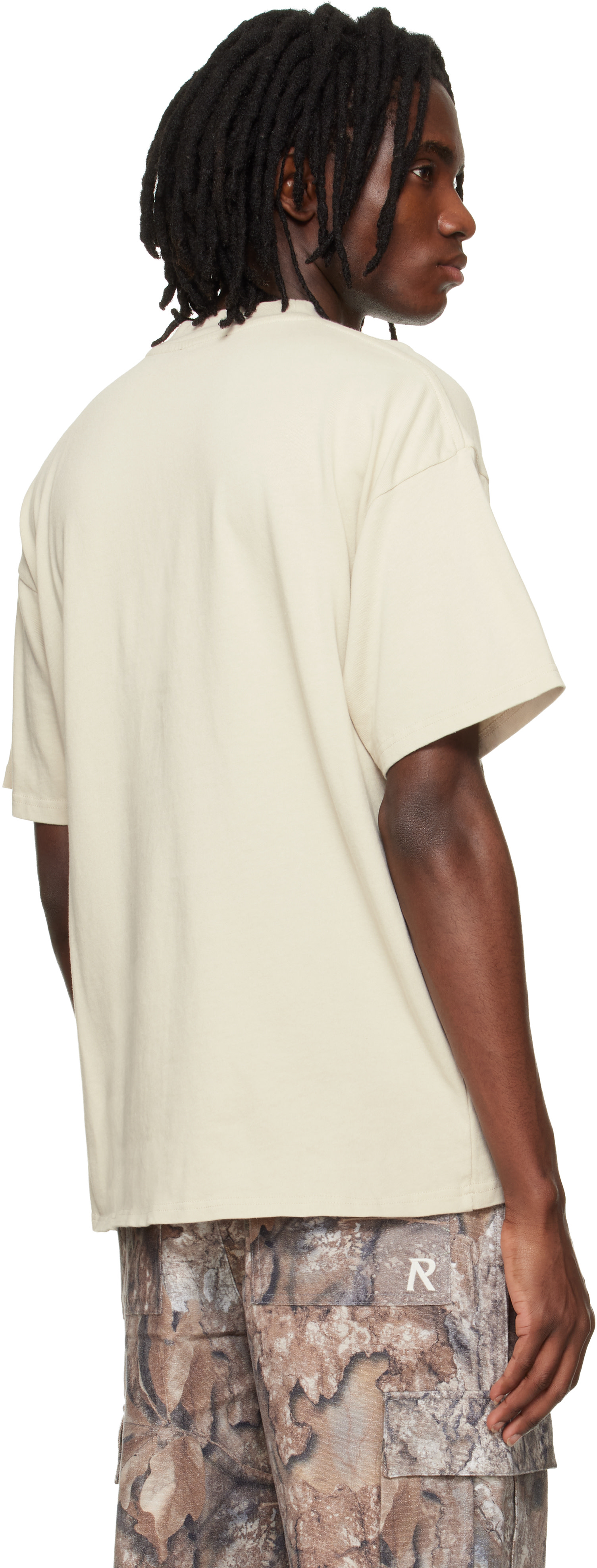 Represent - T-shirt 'Thoroughbred' blanc cassé