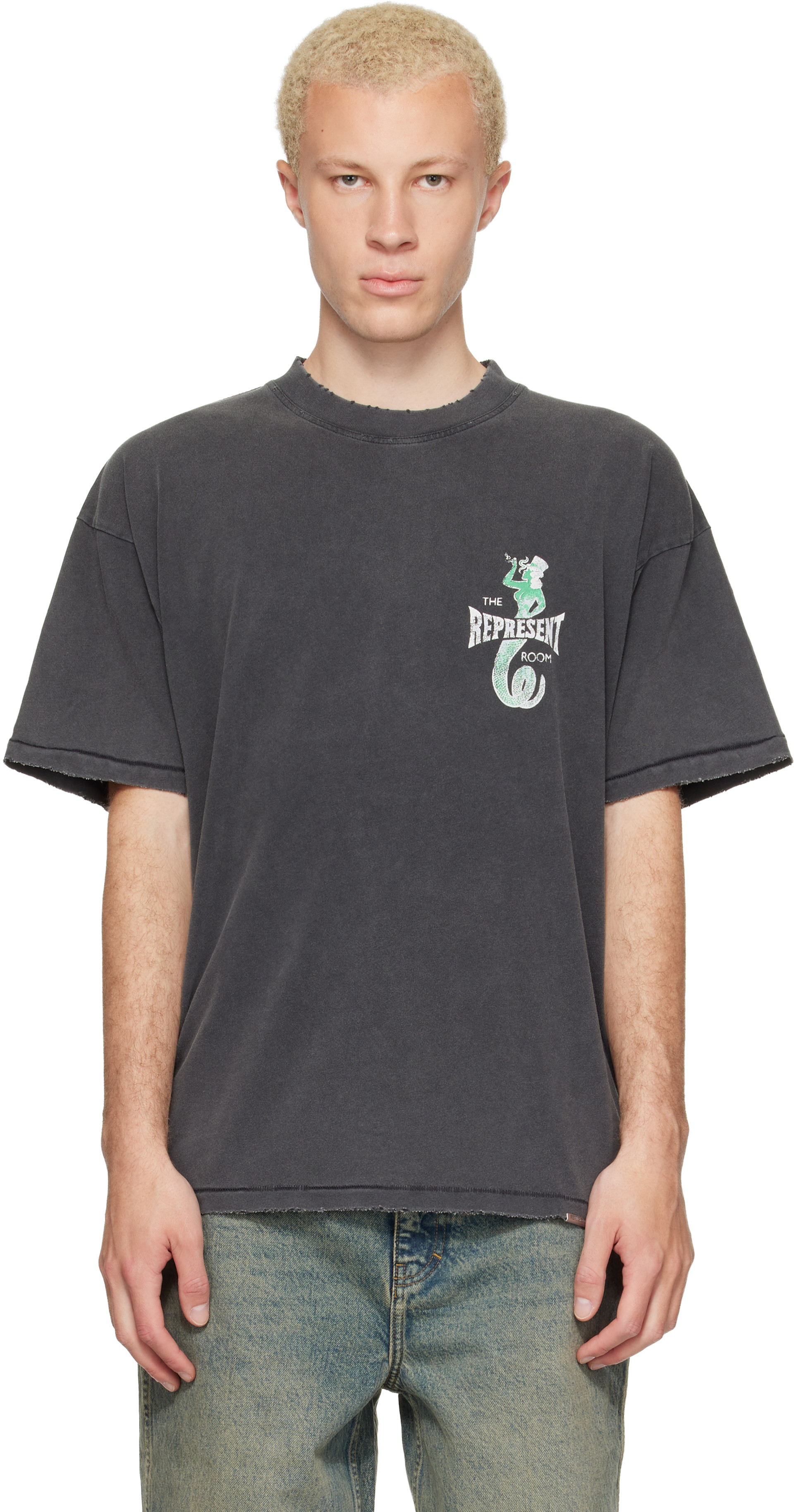 Represent: グレー The Viper Roomエディション Dice Tシャツ | SSENSE 