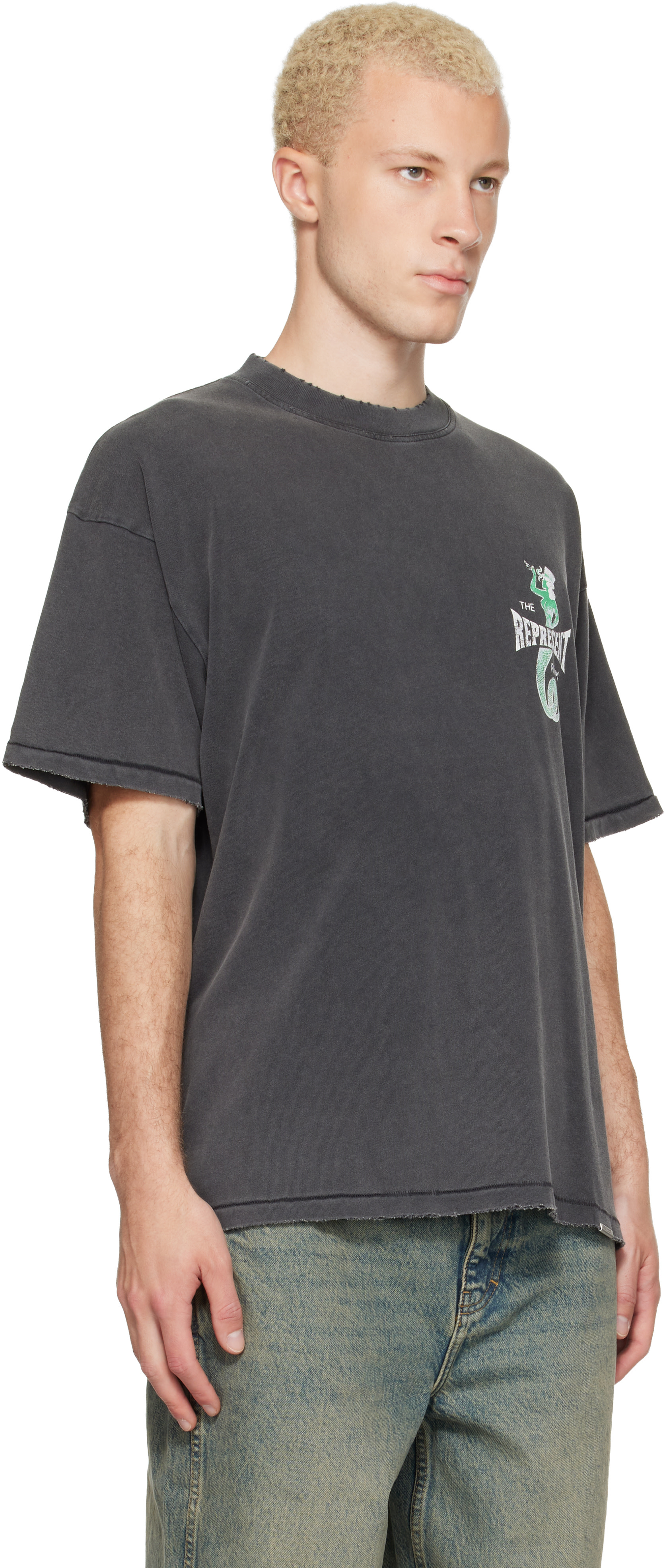 Represent: グレー The Viper Roomエディション Dice Tシャツ | SSENSE 